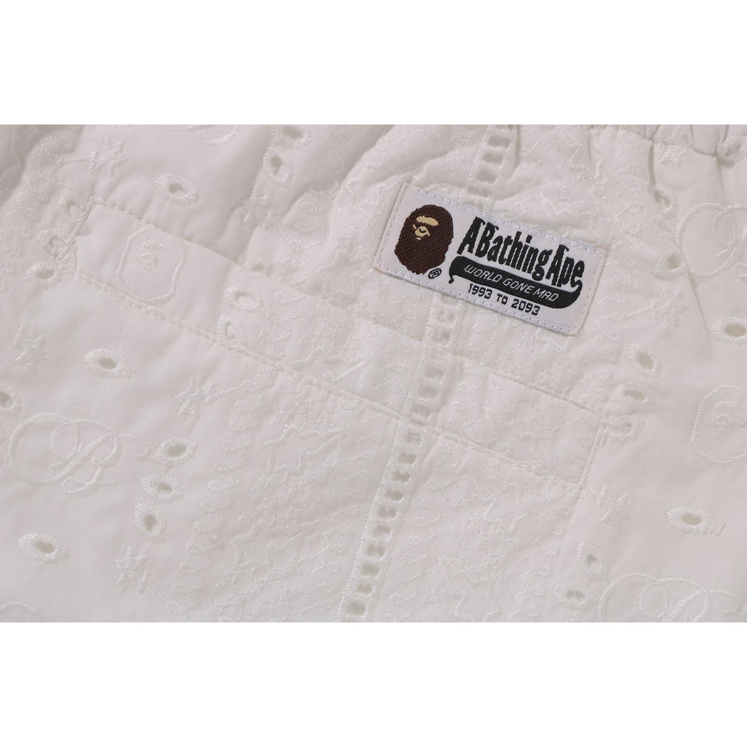 EMBROIDERY RELAXED FIT SHORTS MENS – Image 3