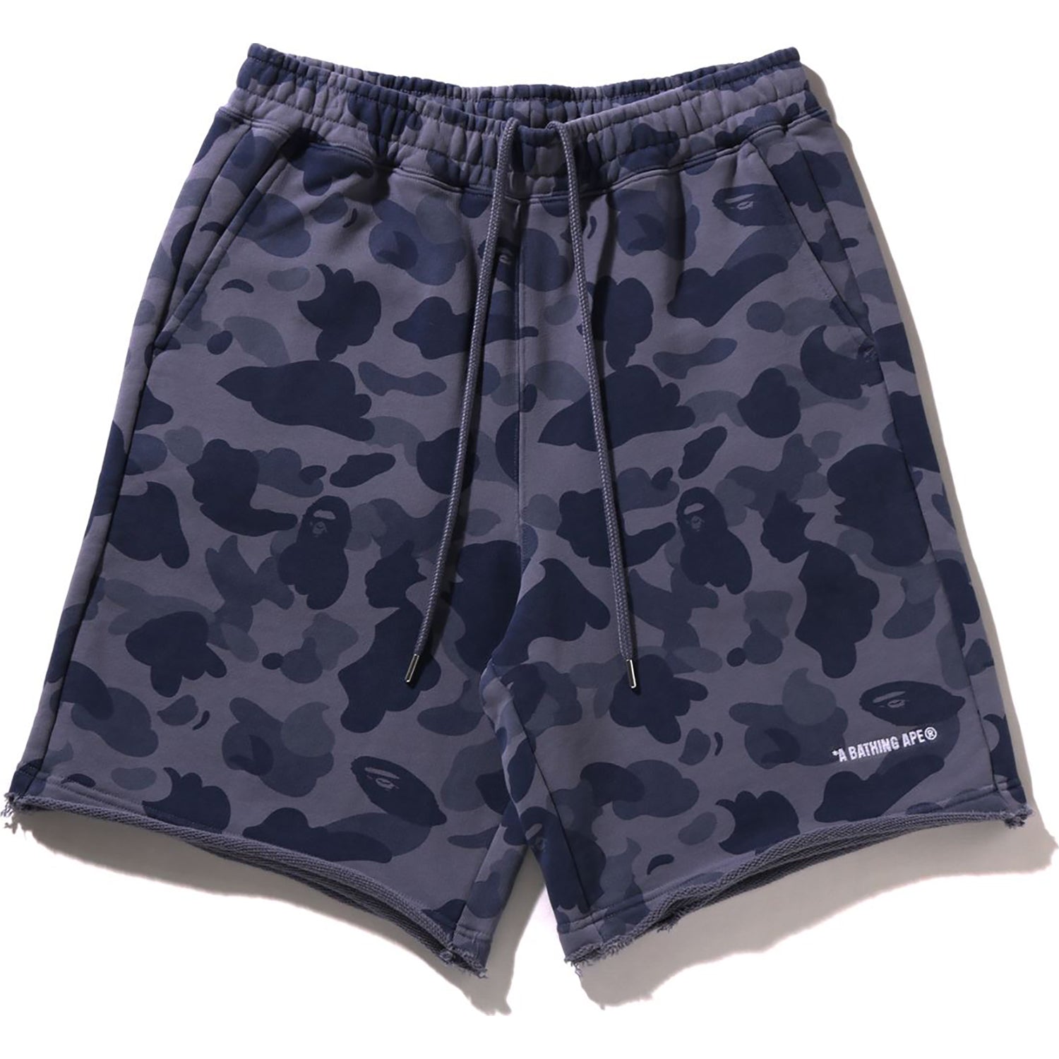 1ST CAMO HEAVY WASHED RELAXED FIT SWEAT SHORTS MENS – Image 1