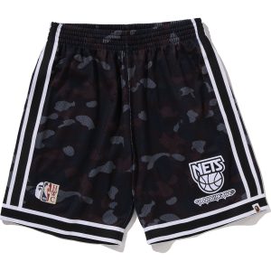 BAPE X M&N NBA - NEW JERSEY NETS SWINGMAN SHORTS MENS