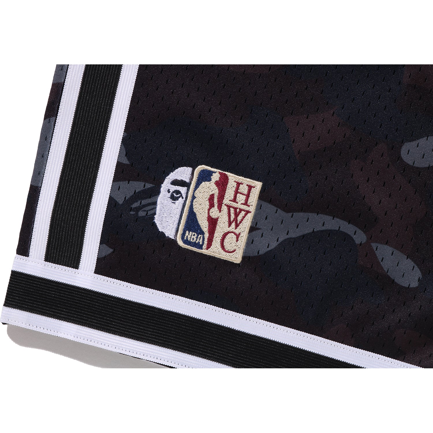 BAPE X M&N NBA - NEW JERSEY NETS SWINGMAN SHORTS MENS – Image 3