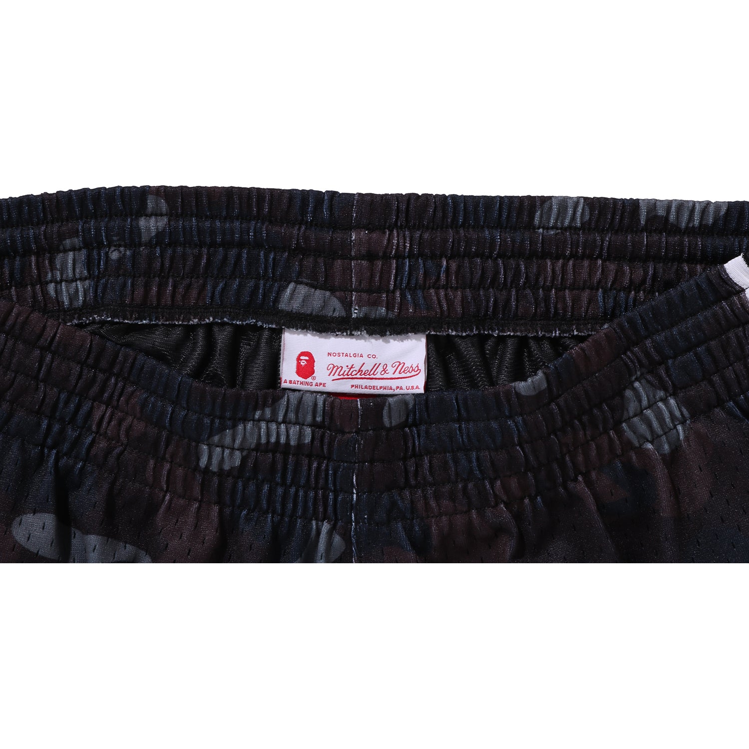 BAPE X M&N NBA - NEW JERSEY NETS SWINGMAN SHORTS MENS – Image 6