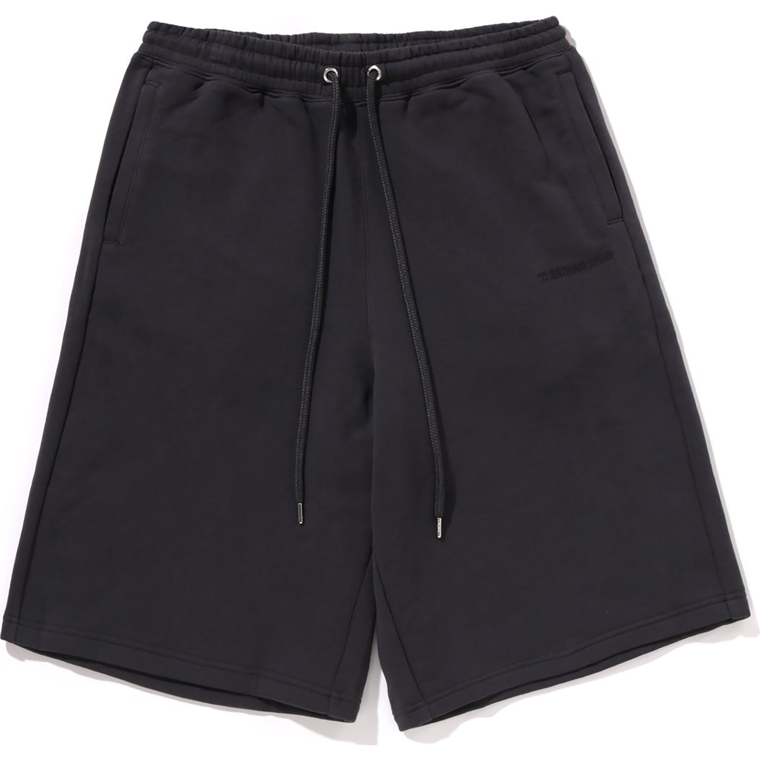 BATHING APE LOGO KNEE LENGTH RELAXED FIT SWEAT SHORTS MENS – Image 1