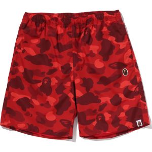 COLOR CAMO APE HEAD ONE POINT BEACH SHORTS MENS