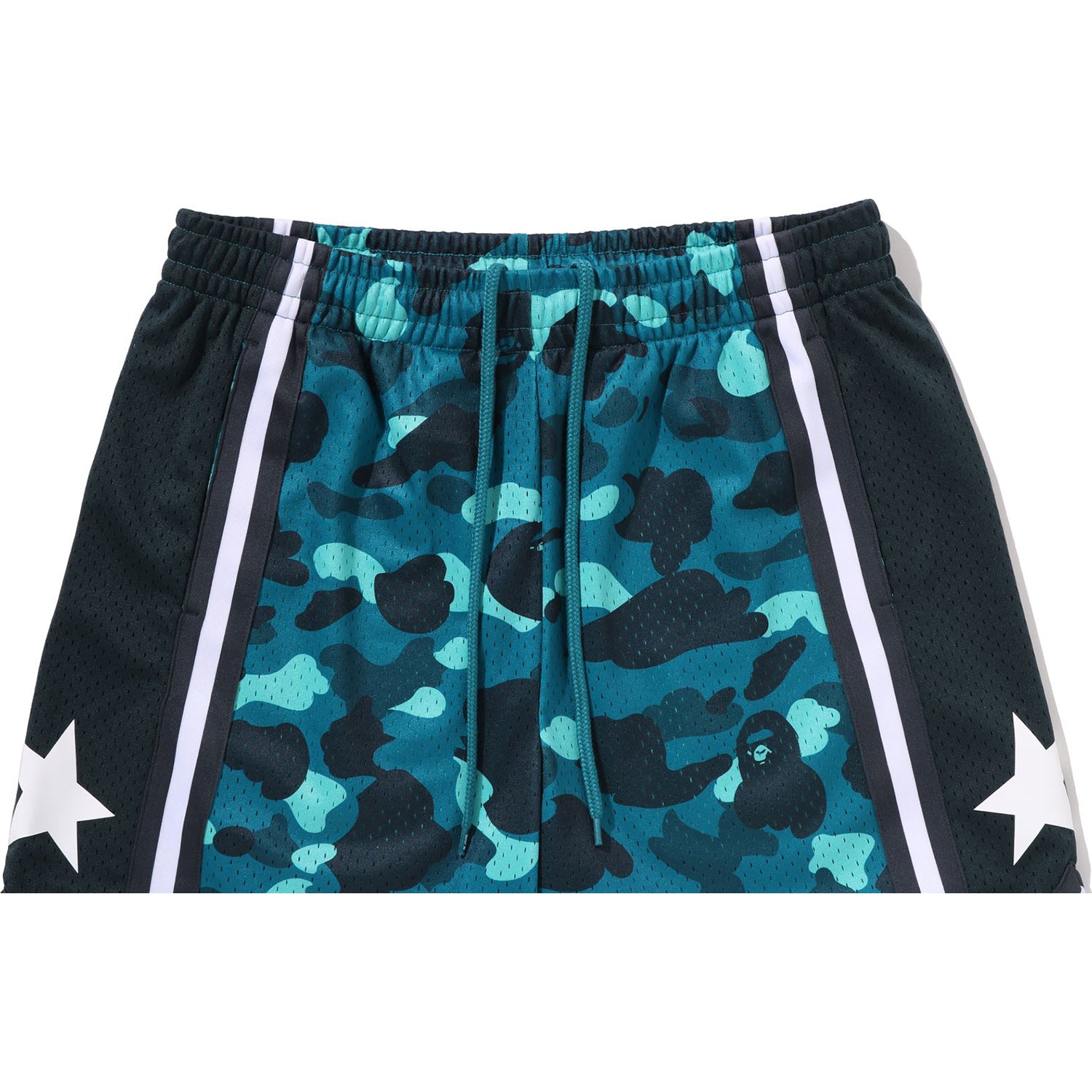 COLOR CAMO MESH RELAXED FIT SHORTS MENS – Image 4