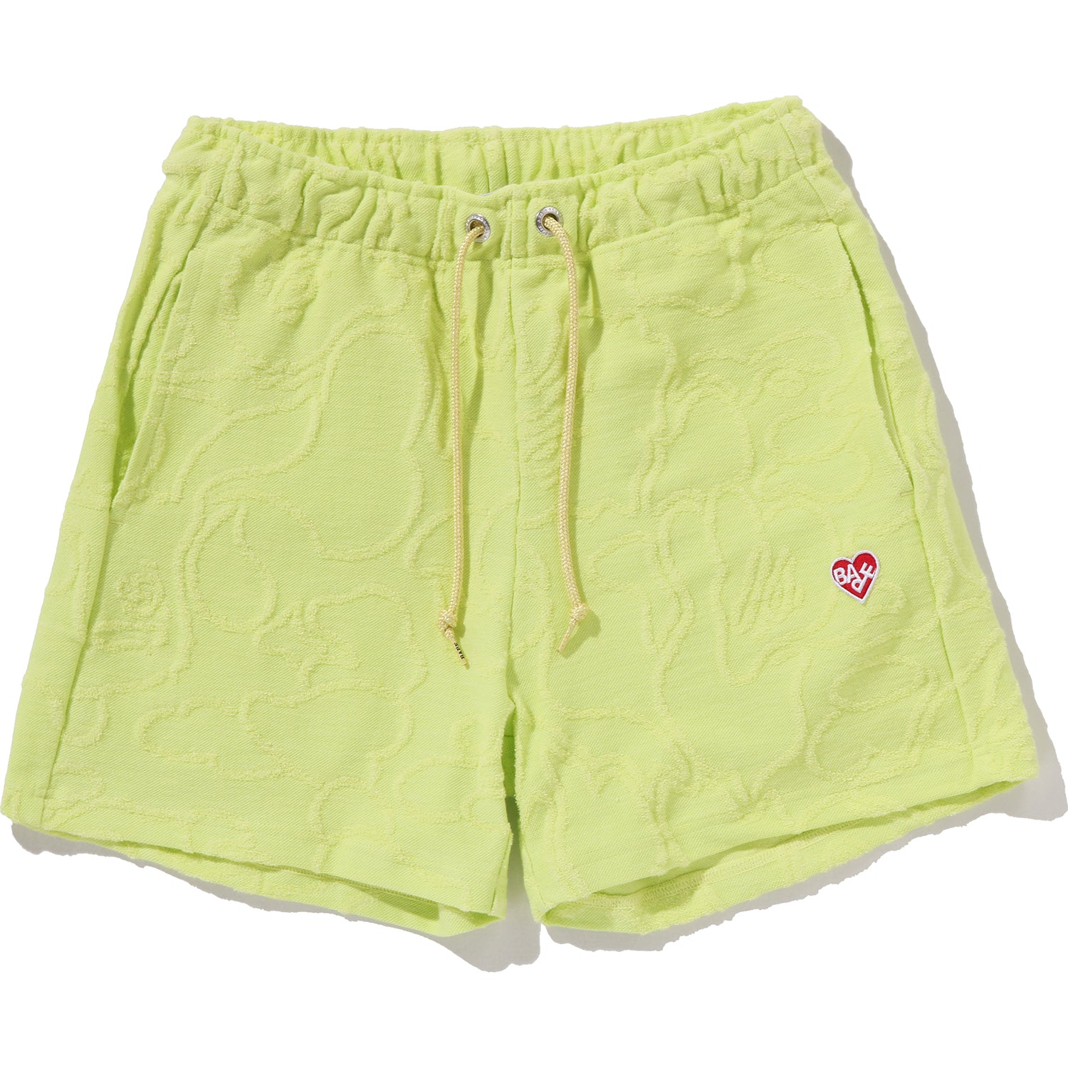 NEON CAMO JACQUARD SWEAT SHORTS LADIES – Image 1