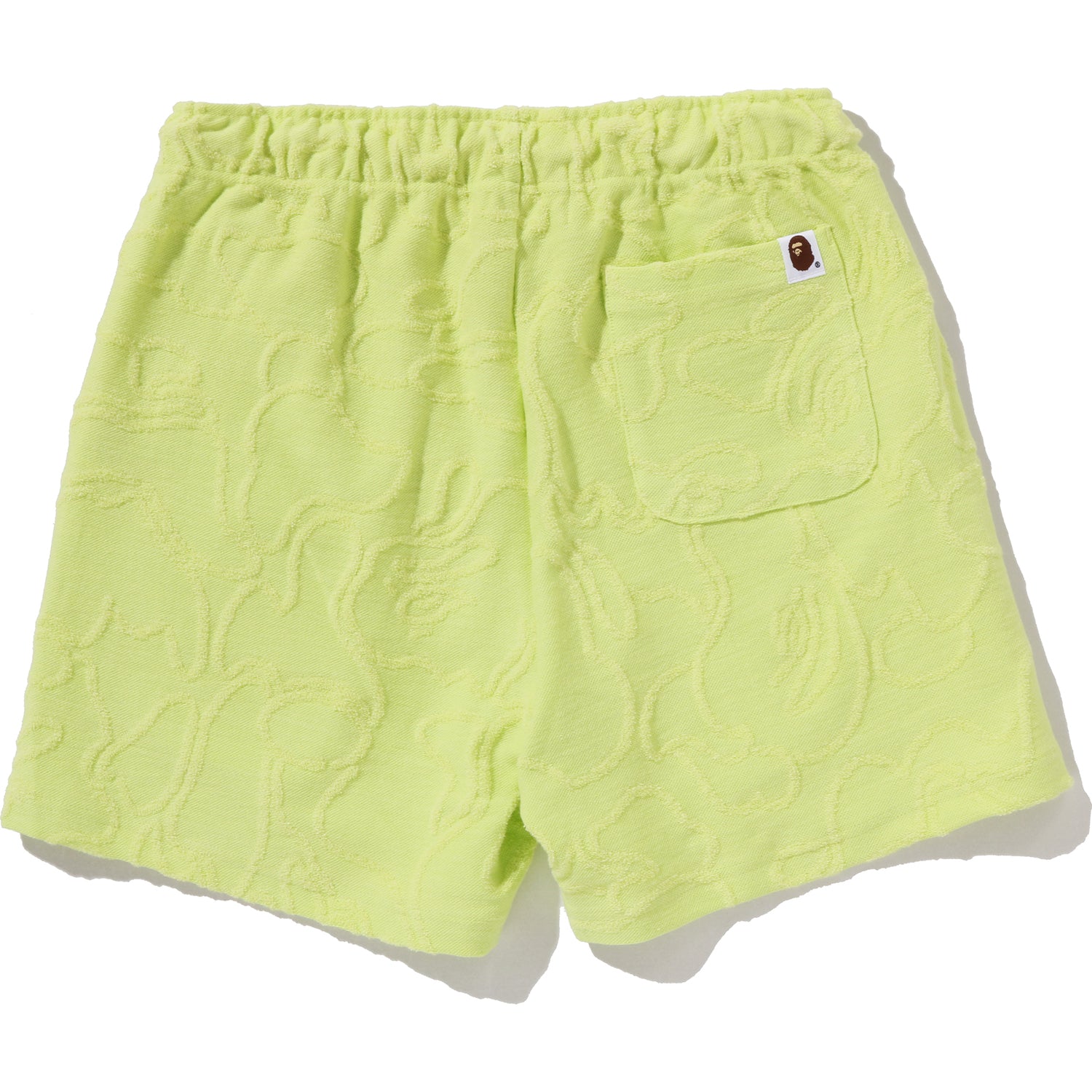 NEON CAMO JACQUARD SWEAT SHORTS LADIES – Image 2