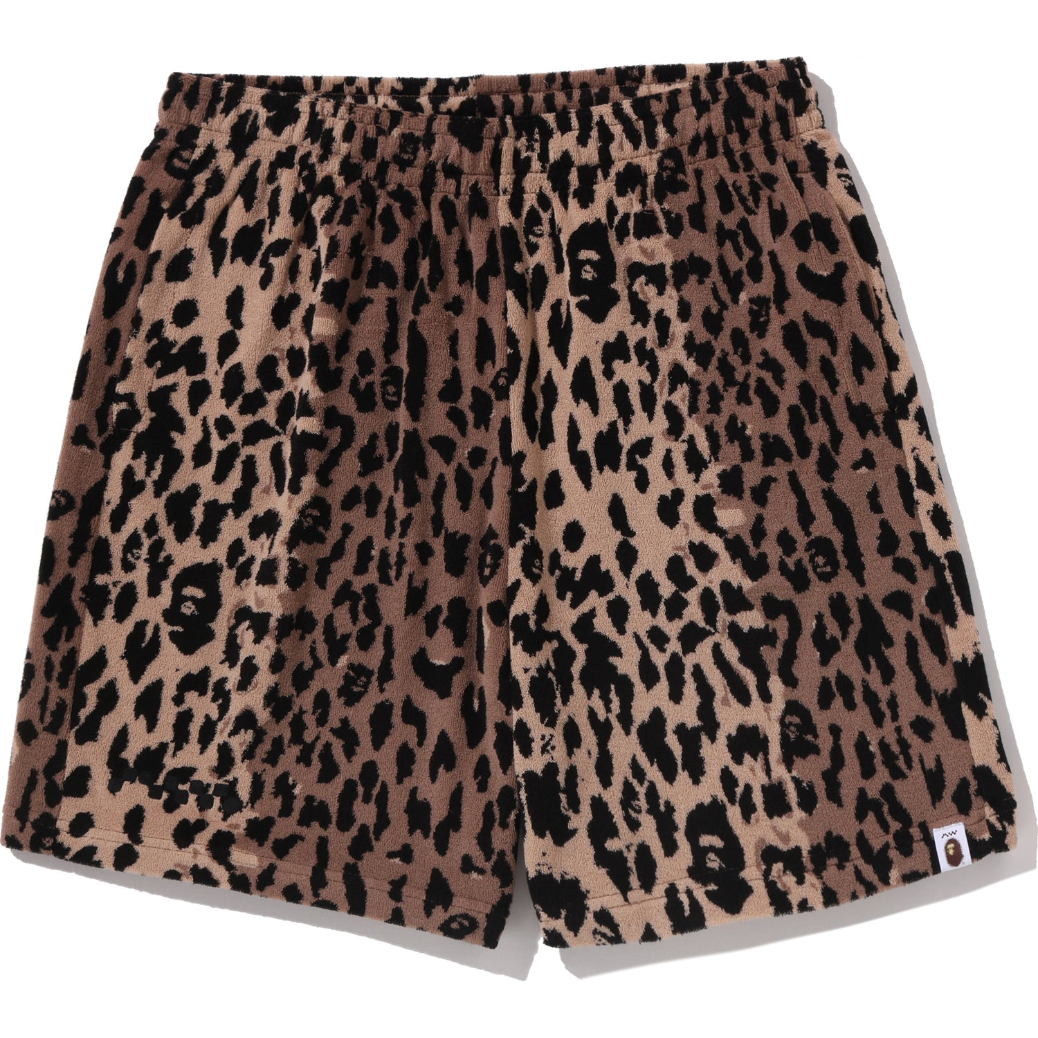BAPE BY KAZUKI KURAISHI LEOPARD JACQUARD SHORTS MENS – Image 1
