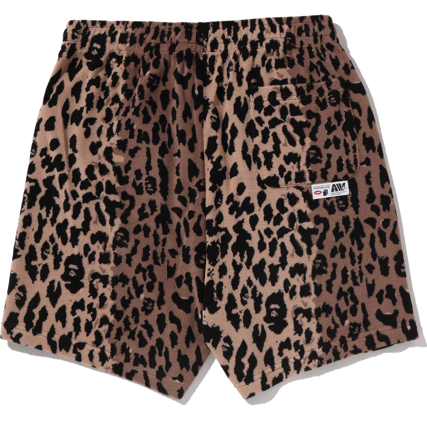 BAPE BY KAZUKI KURAISHI LEOPARD JACQUARD SHORTS MENS – Image 2