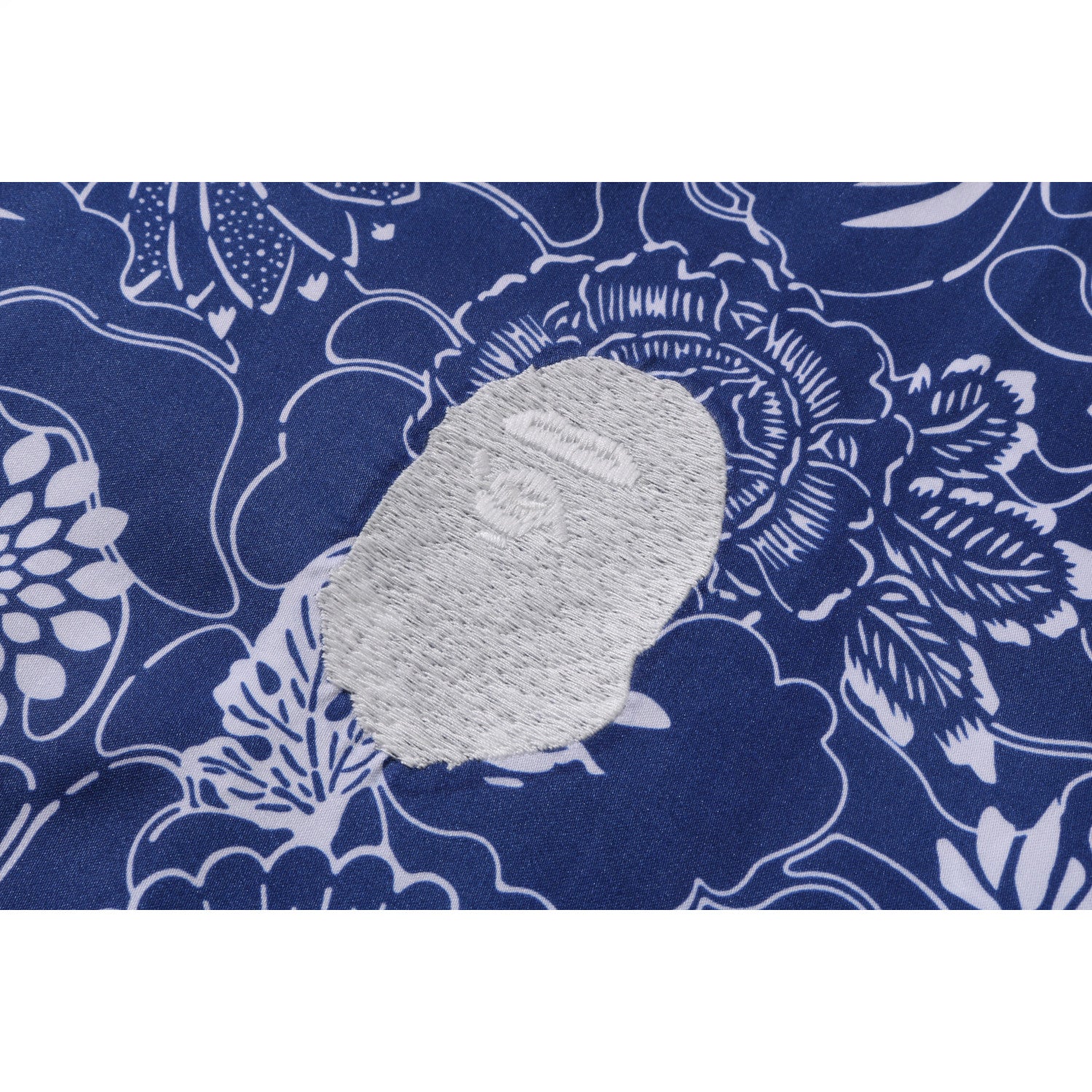 JAPANESE INDIGO ART CAMO OPEN COLLAR SS SHIRT MENS – Image 4