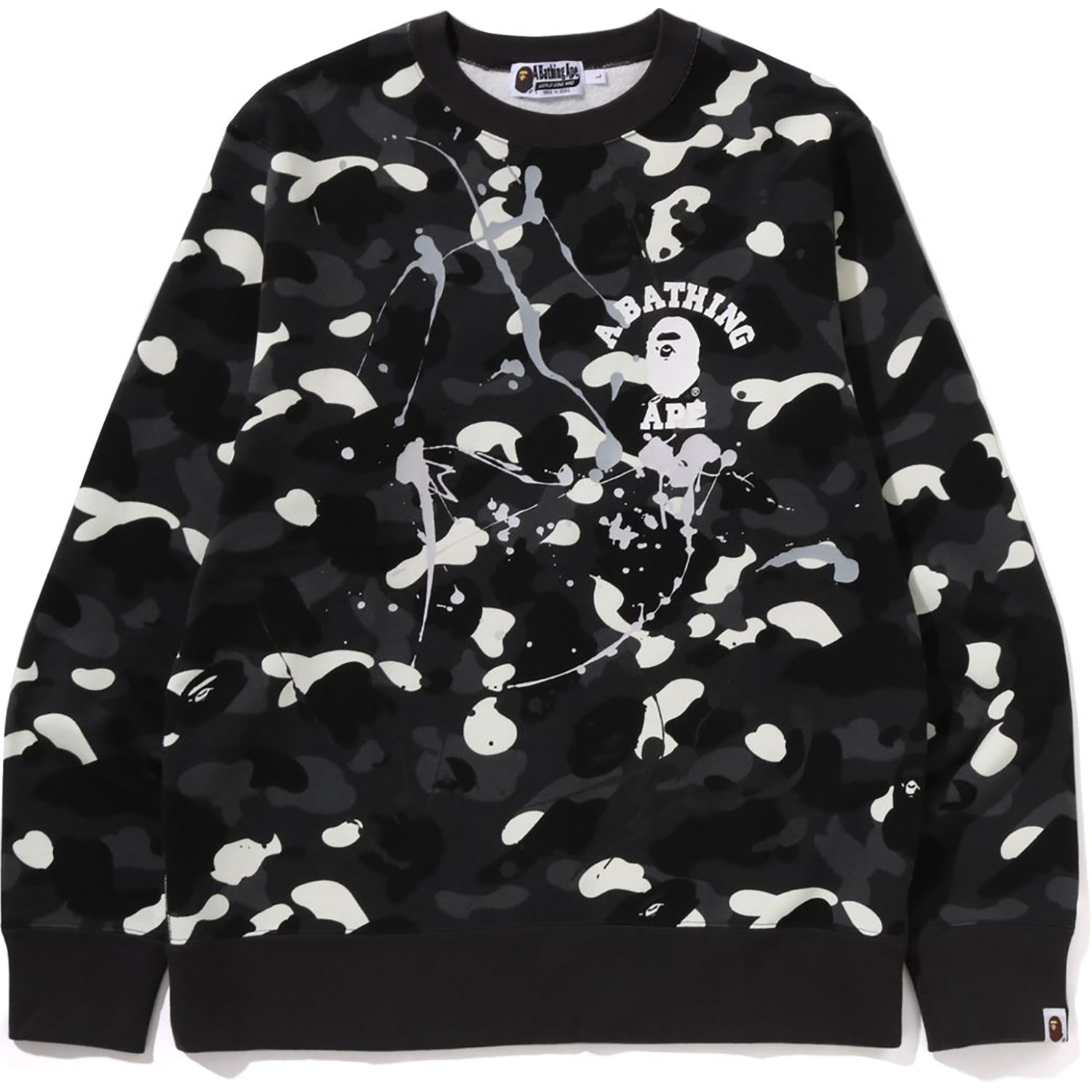 CITY CAMO PAINTING CREWNECK SWEATSHIRT MENS – Image 1