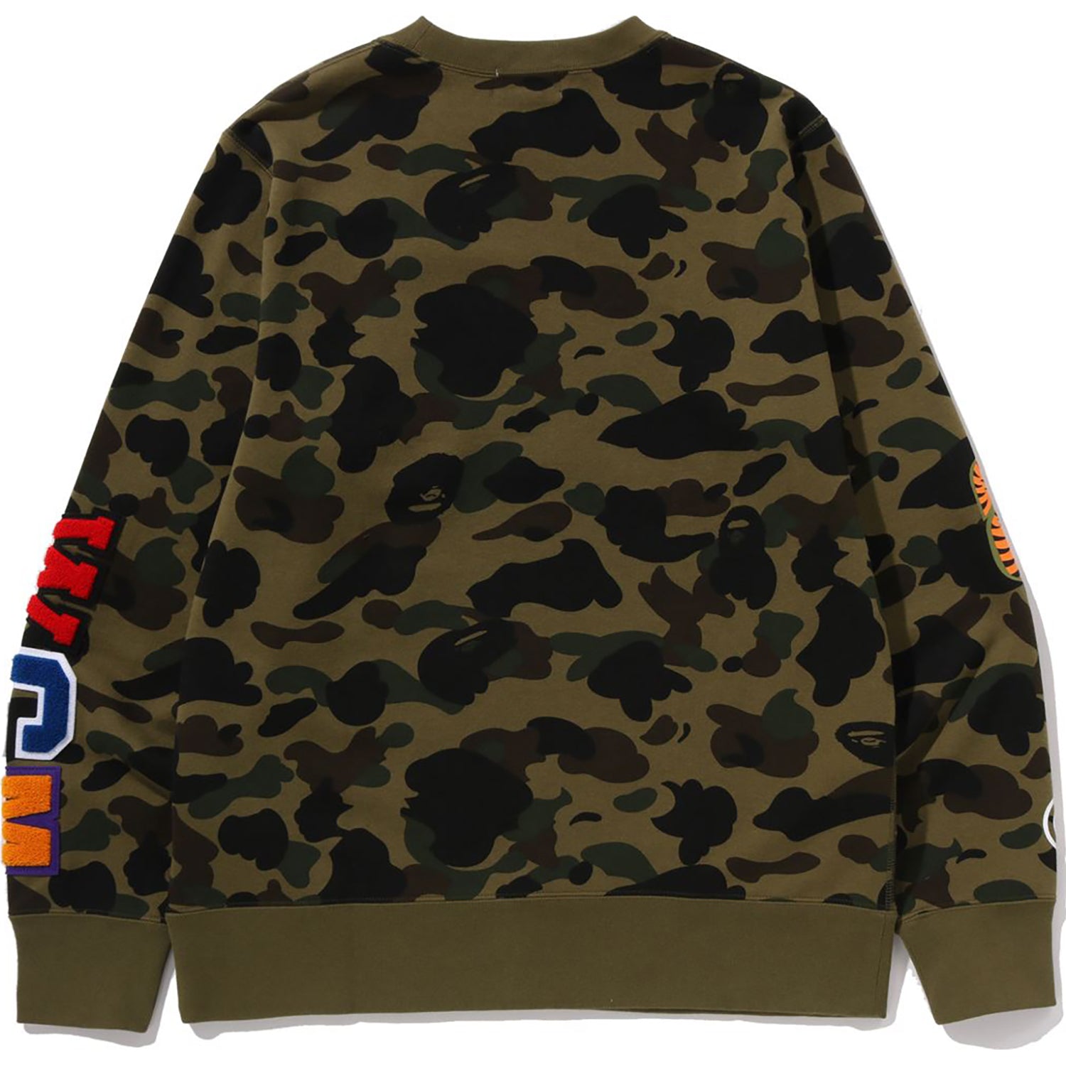 1ST CAMO SHARK CREWNECK SWEATSHIRT MENS – Image 2