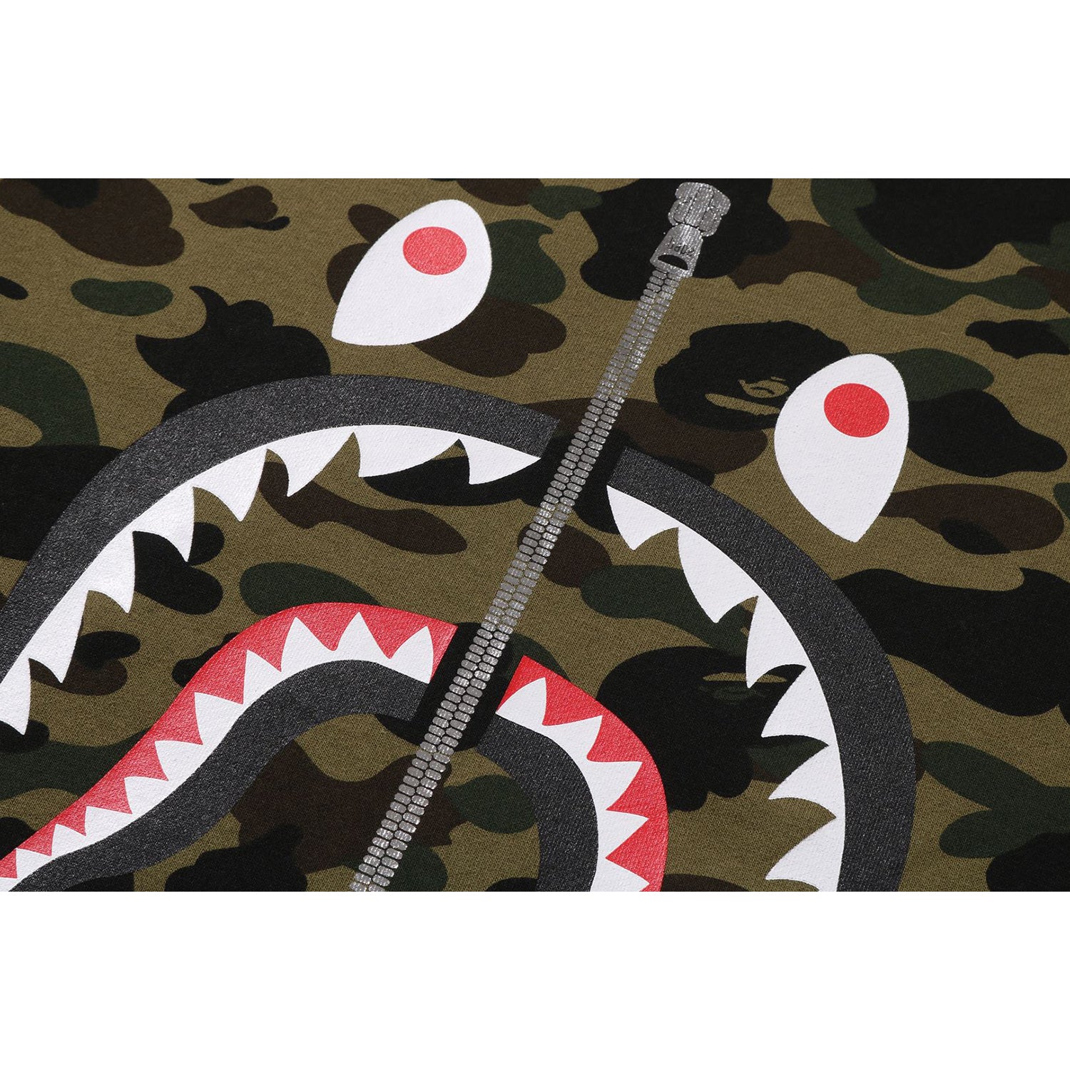 1ST CAMO SHARK CREWNECK SWEATSHIRT MENS – Image 3