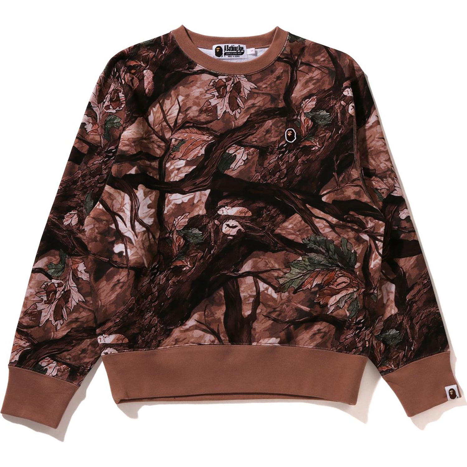 TREE EDGE CAMO CREWNECK SWEATSHIRT LADIES – Image 1