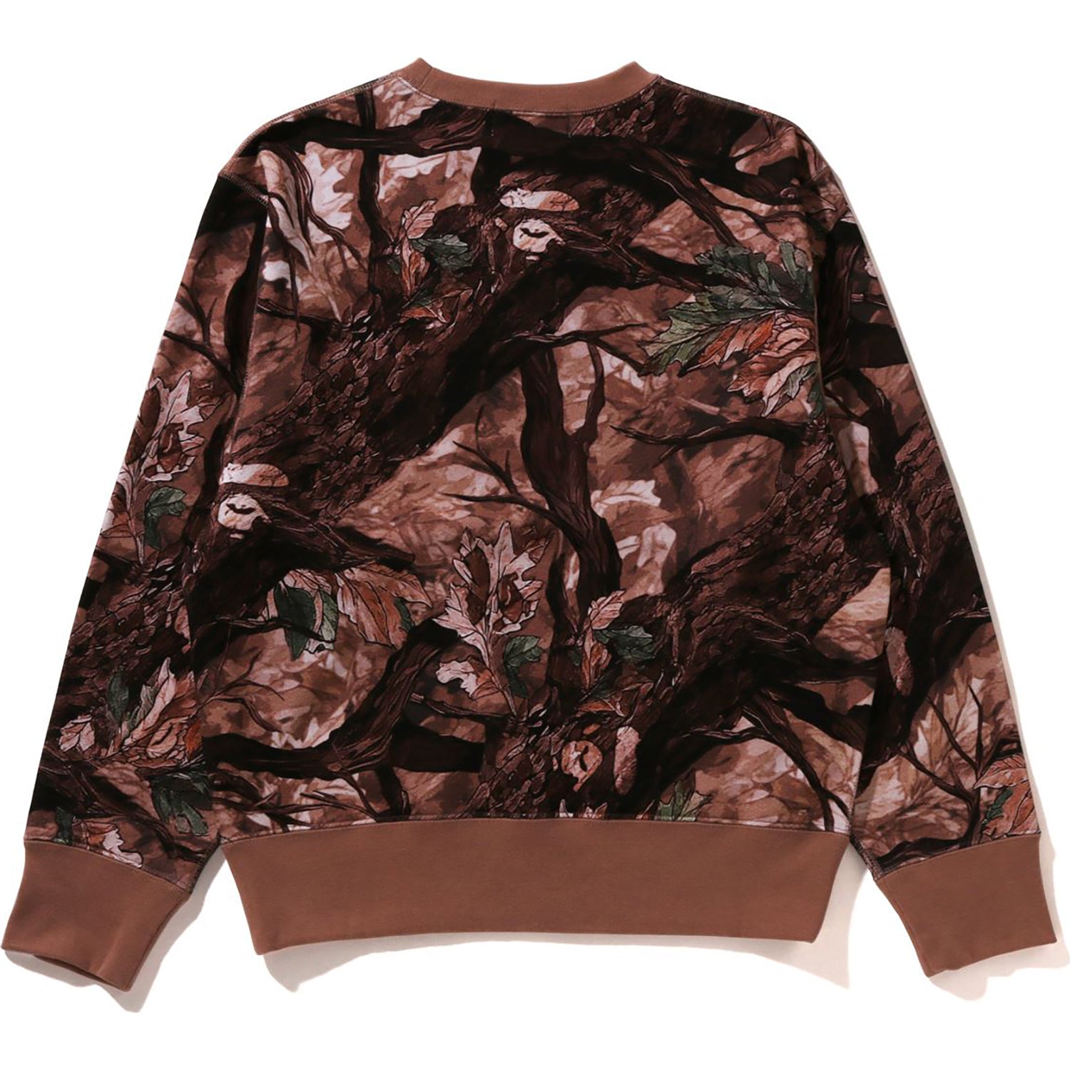 TREE EDGE CAMO CREWNECK SWEATSHIRT LADIES – Image 2