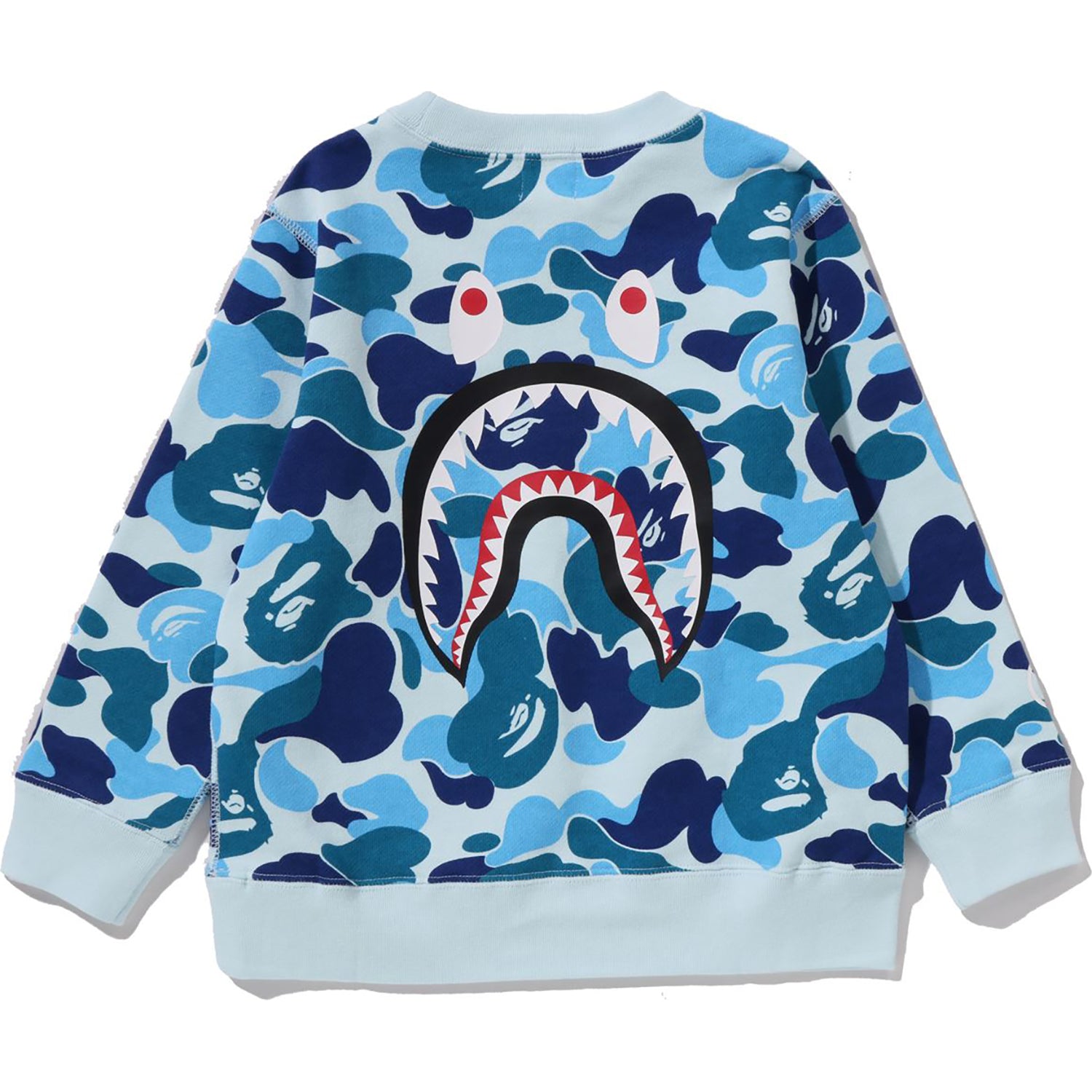 ABC CAMO SHARK CREWNECK SWEATSHIRT KIDS – Image 2