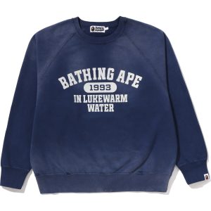 DESTROY WASHED EFFECT RELAXED FIT CREWNECK SWEATSHIRT MENS