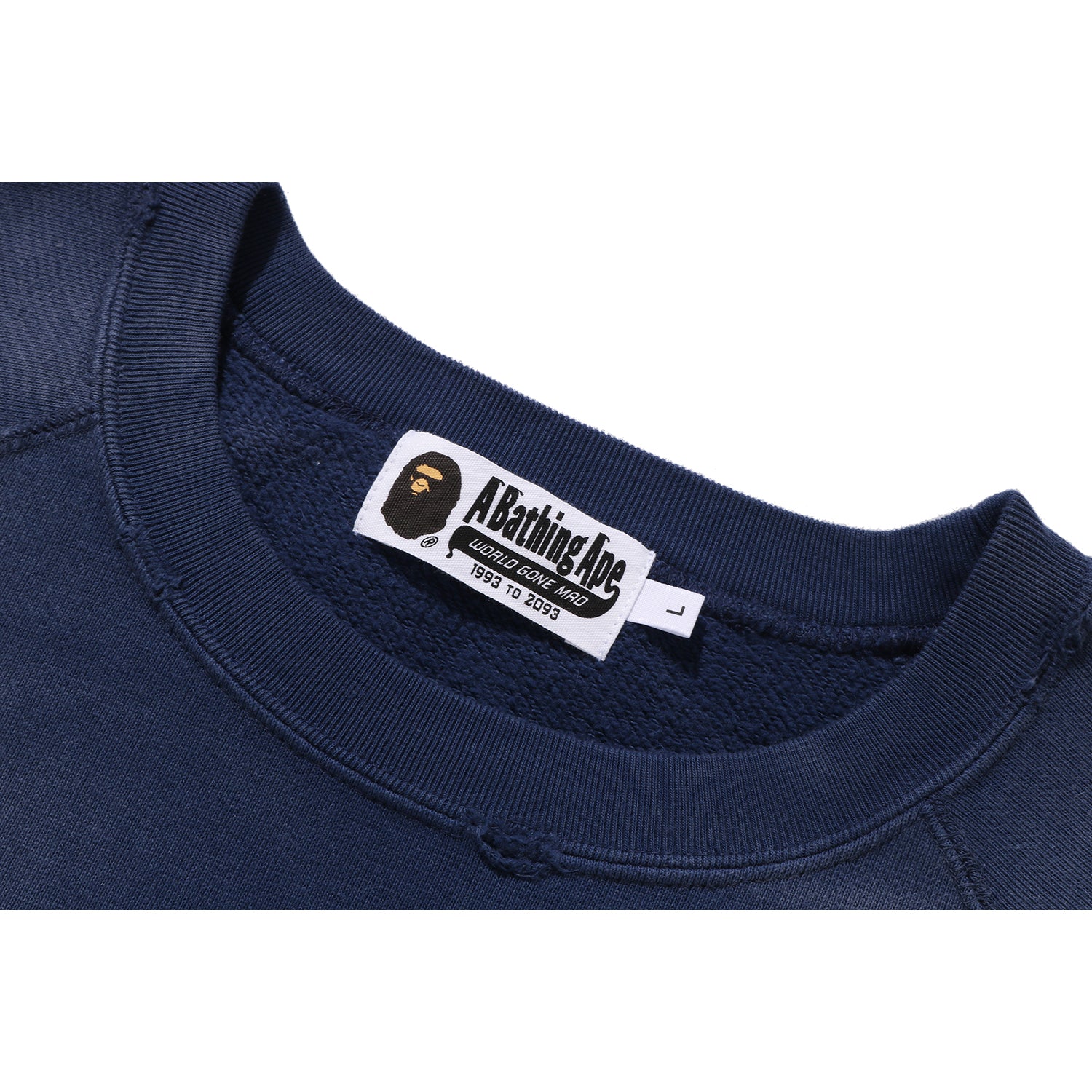 DESTROY WASHED EFFECT RELAXED FIT CREWNECK SWEATSHIRT MENS – Image 4