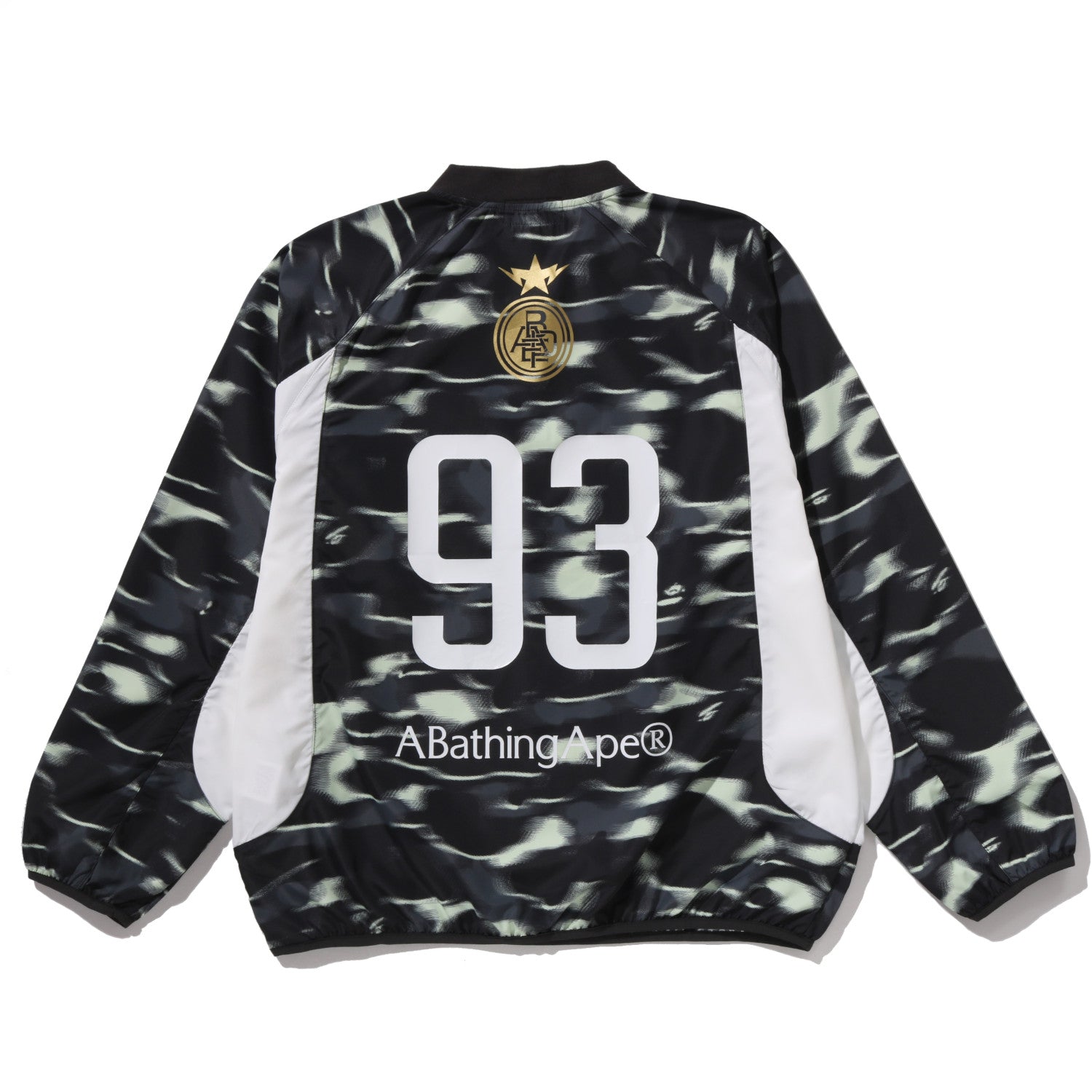 SCREEN CAMO FOOTBALL LOGO RELAXED FIT CREWNECK SWEATSHIRT MENS – Image 2