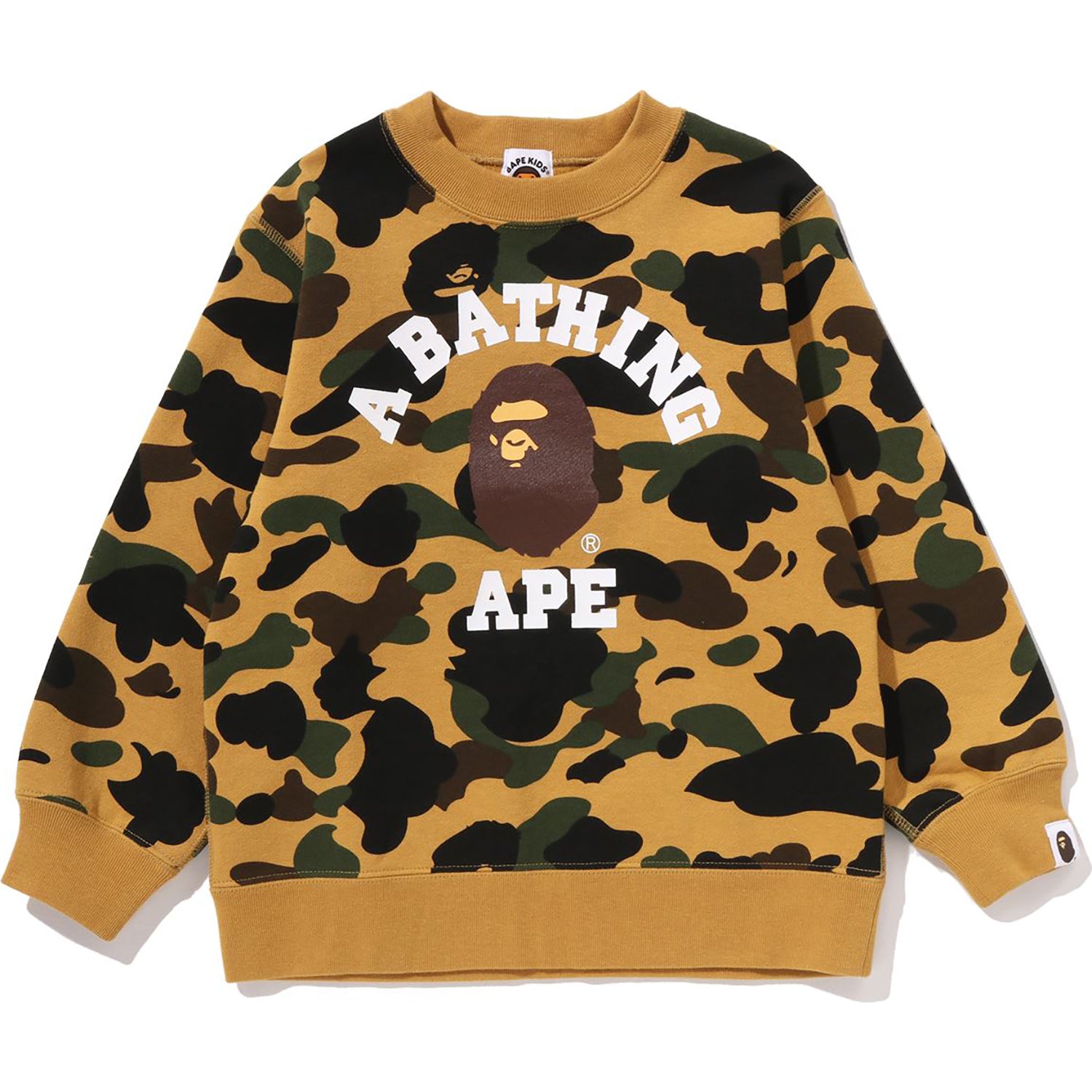 1ST CAMO COLLEGE CREWNECK SWEATSHIRT KIDS – Image 1