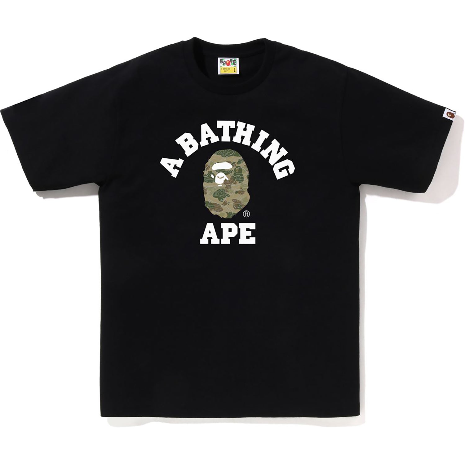 LAYERED LINE CAMO COLLEGE TEE MENS – Image 1