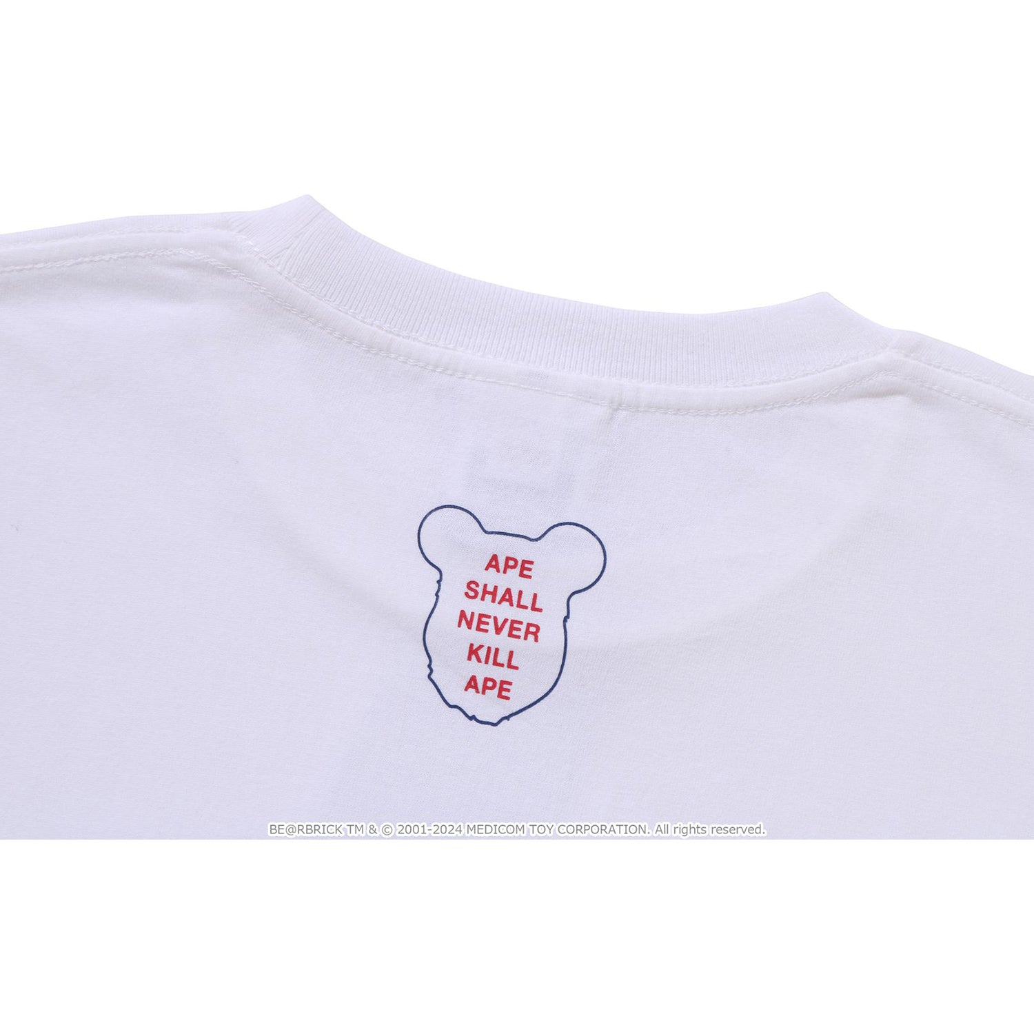BAPE X MEDICOM TOY - ABC CAMO BE@R MILO ON BAPE TEE MENS – Image 4