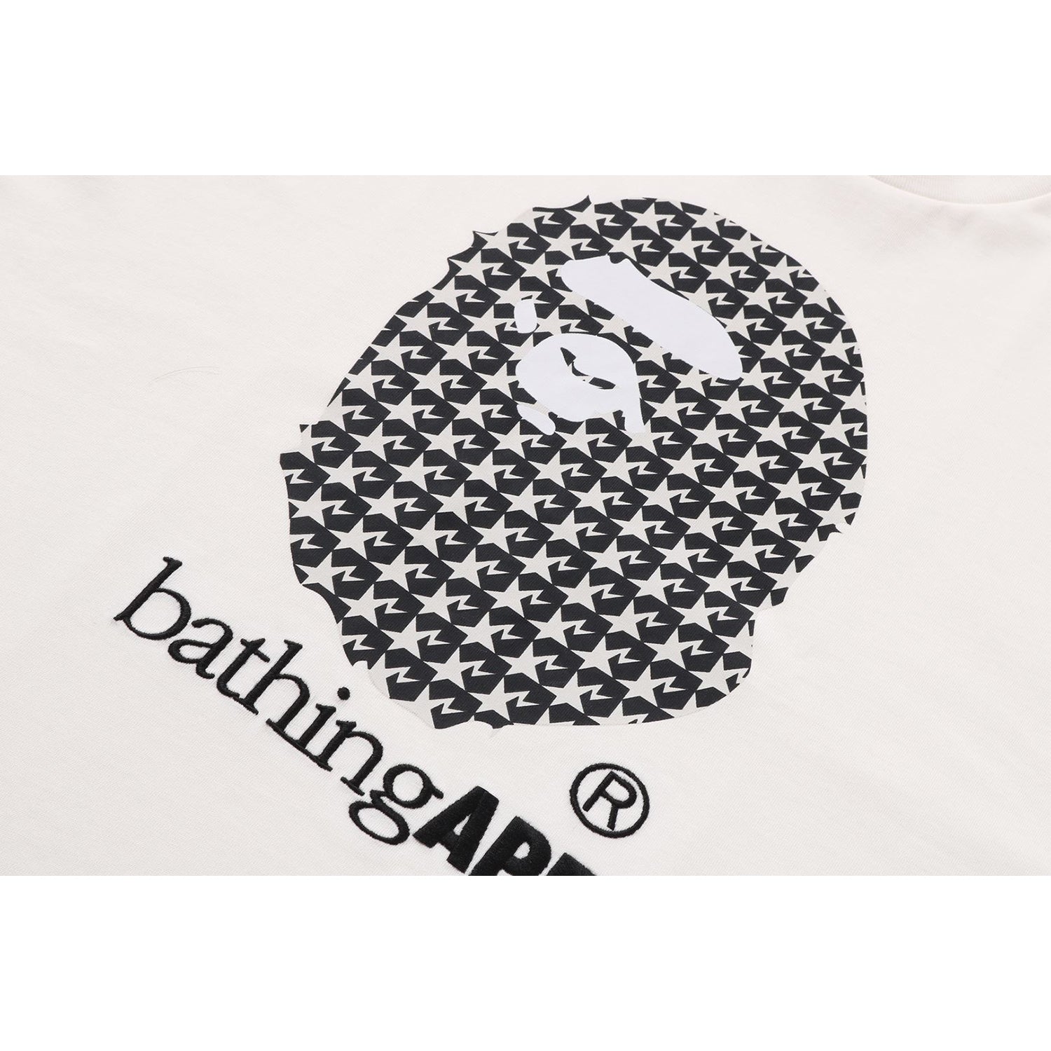 STA HOUNDSTOOTH BY BATHING APE RELAXED FIT TEE MENS – Image 3