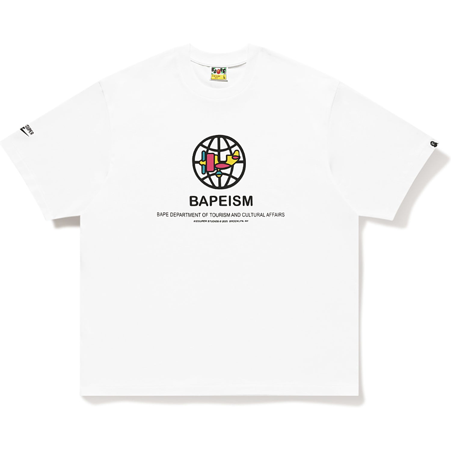 BAPE X KIDSUPER BAPEISM LOGO TEE MENS – Image 1