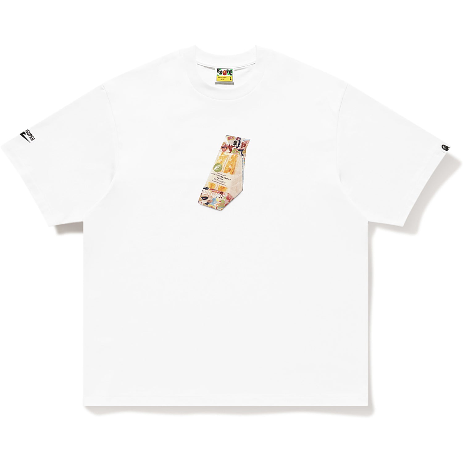 BAPE X KIDSUPER EGG SANDWICH TEE MENS – Image 1