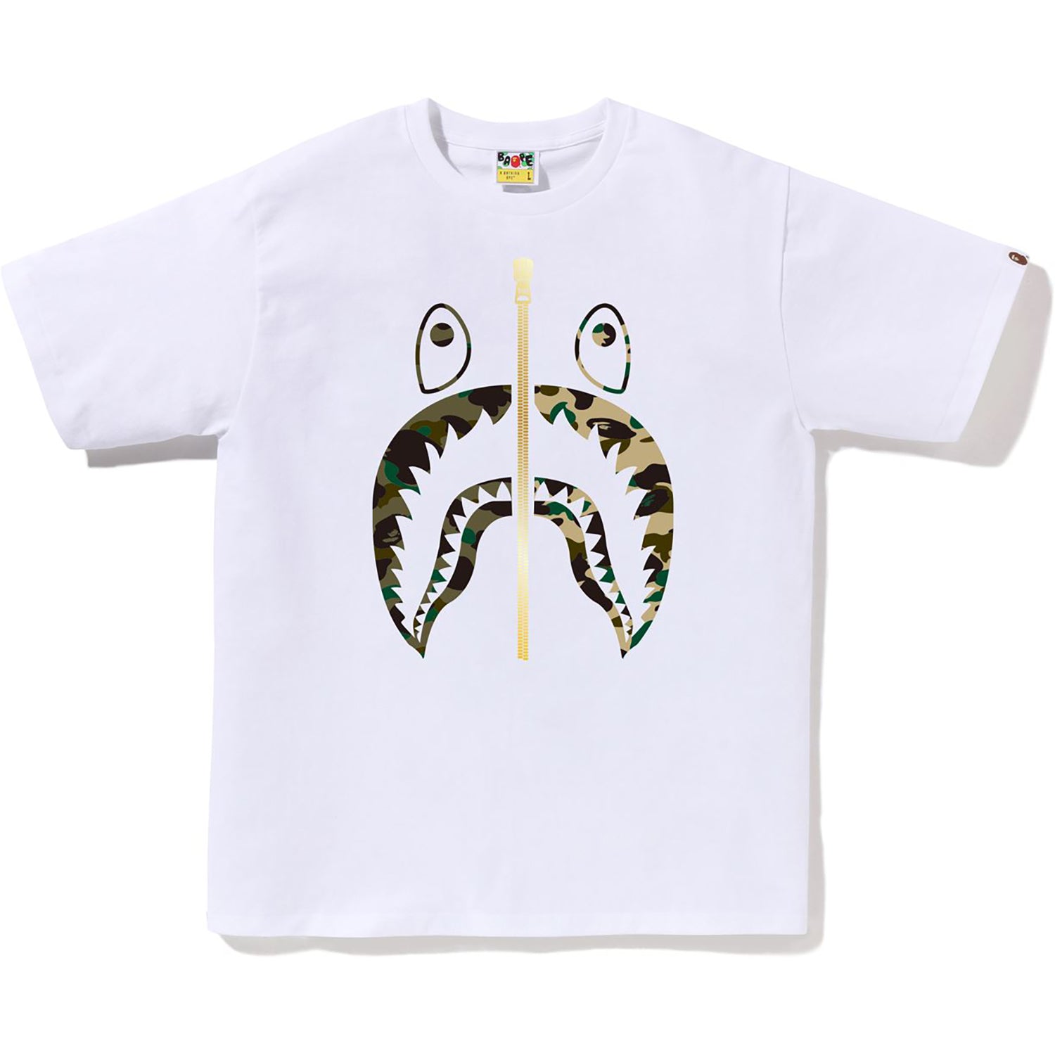 1ST CAMO SEPARATE SHARK TEE MENS – Image 1