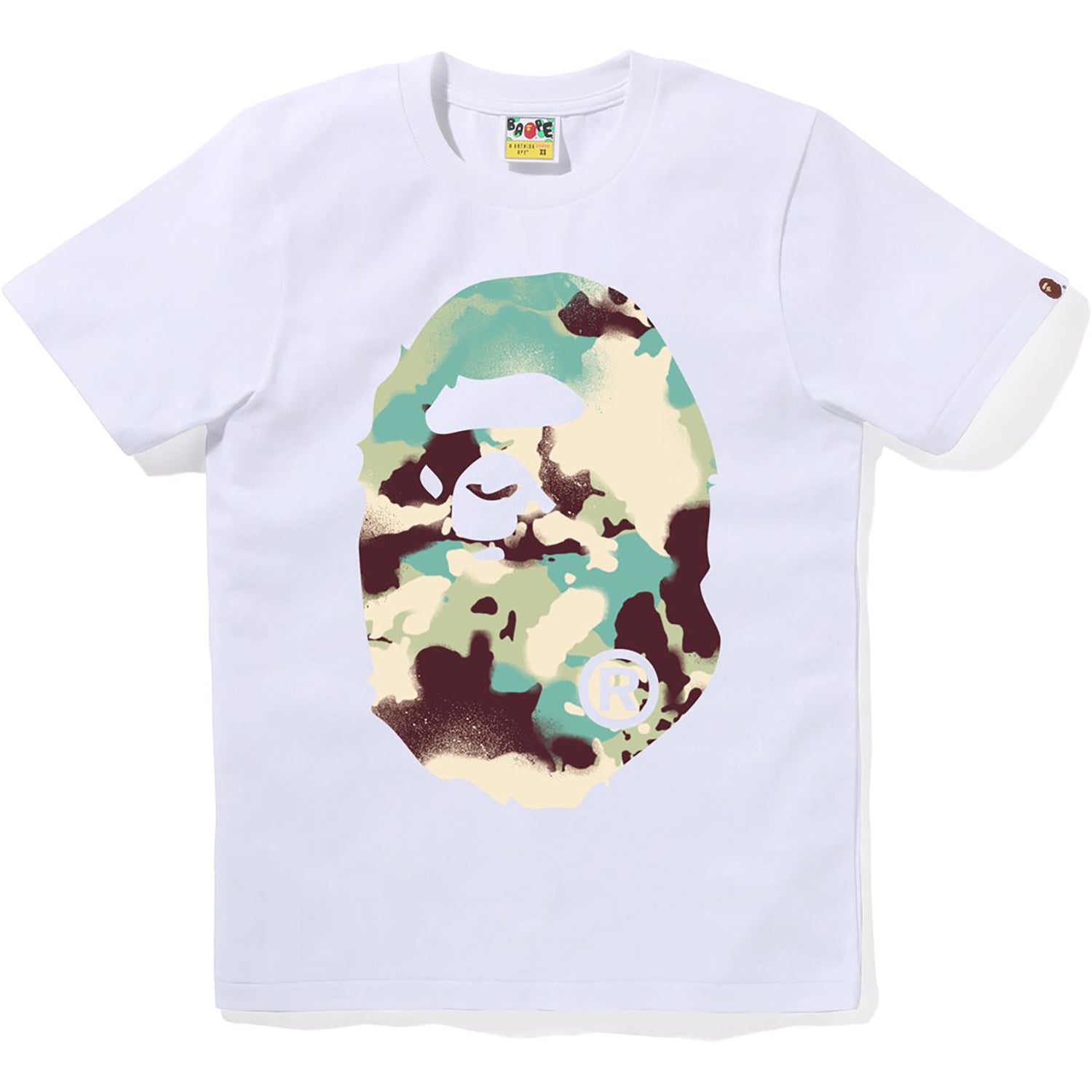 MAP CAMO BIG APE HEAD TEE LADIES – Image 1