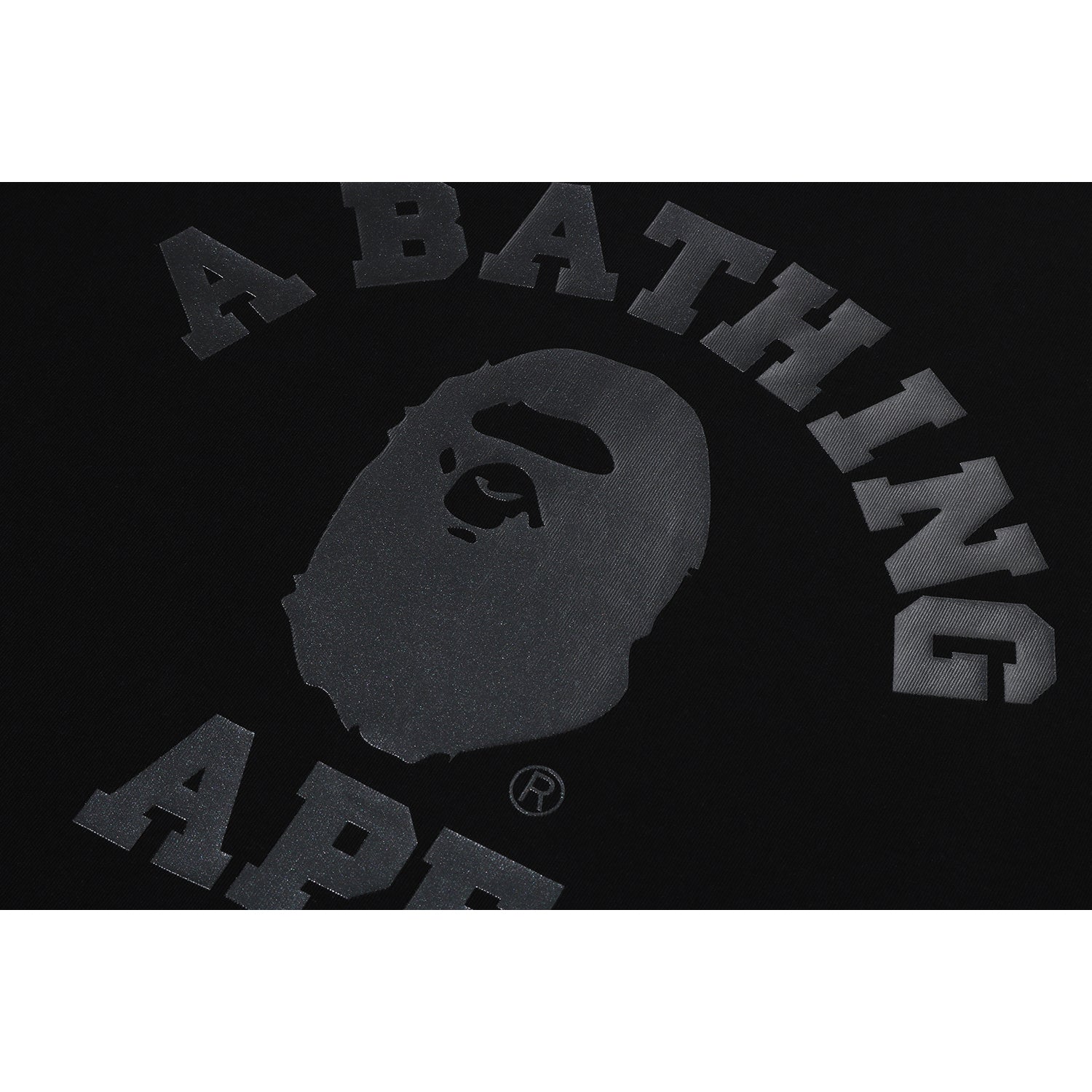 BAPE US BLACK FRIDAY METALLIC COLLEGE RELAXED FIT TEE MENS – Image 2