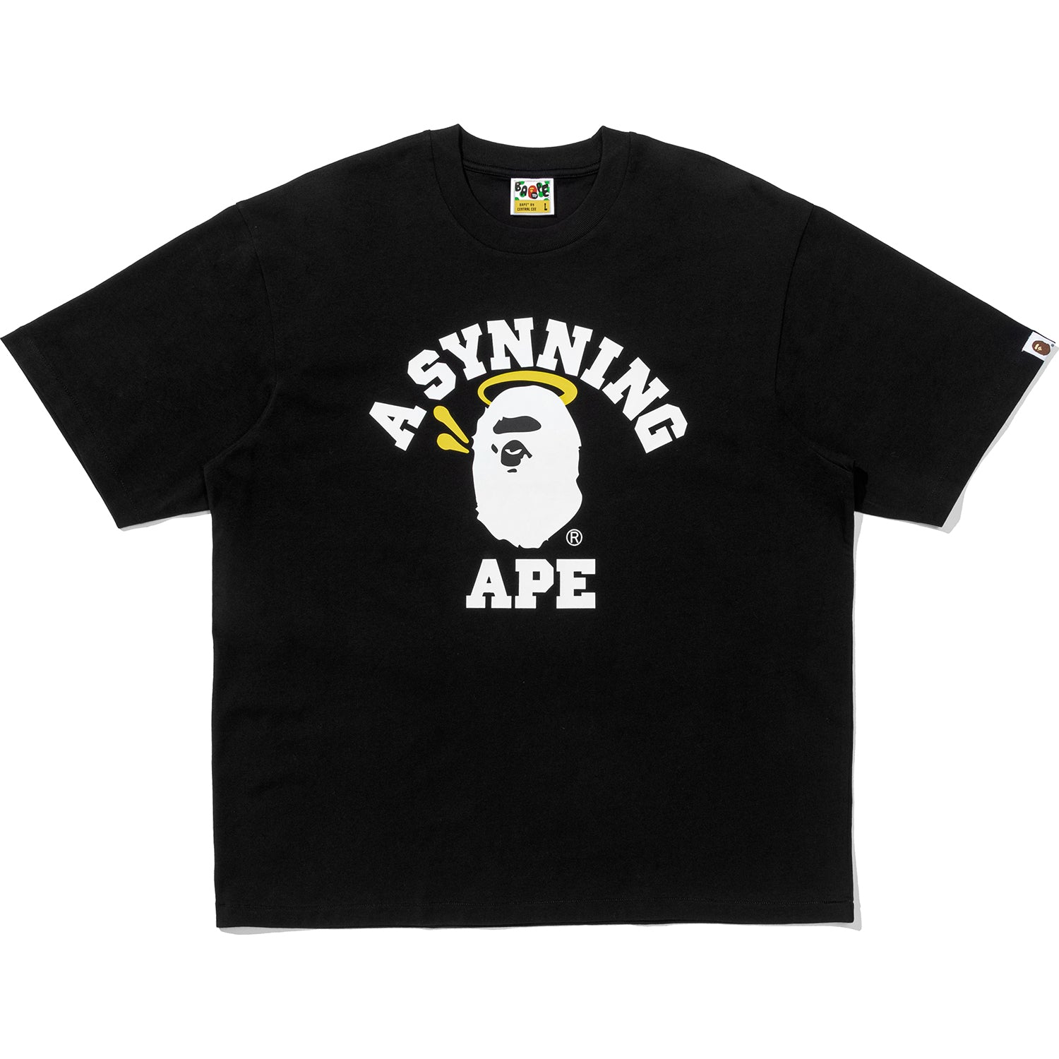 BAPE X SPOTIFY BY CENTRAL CEE COLLEGE RELAXED FIT TEE MENS – Image 1