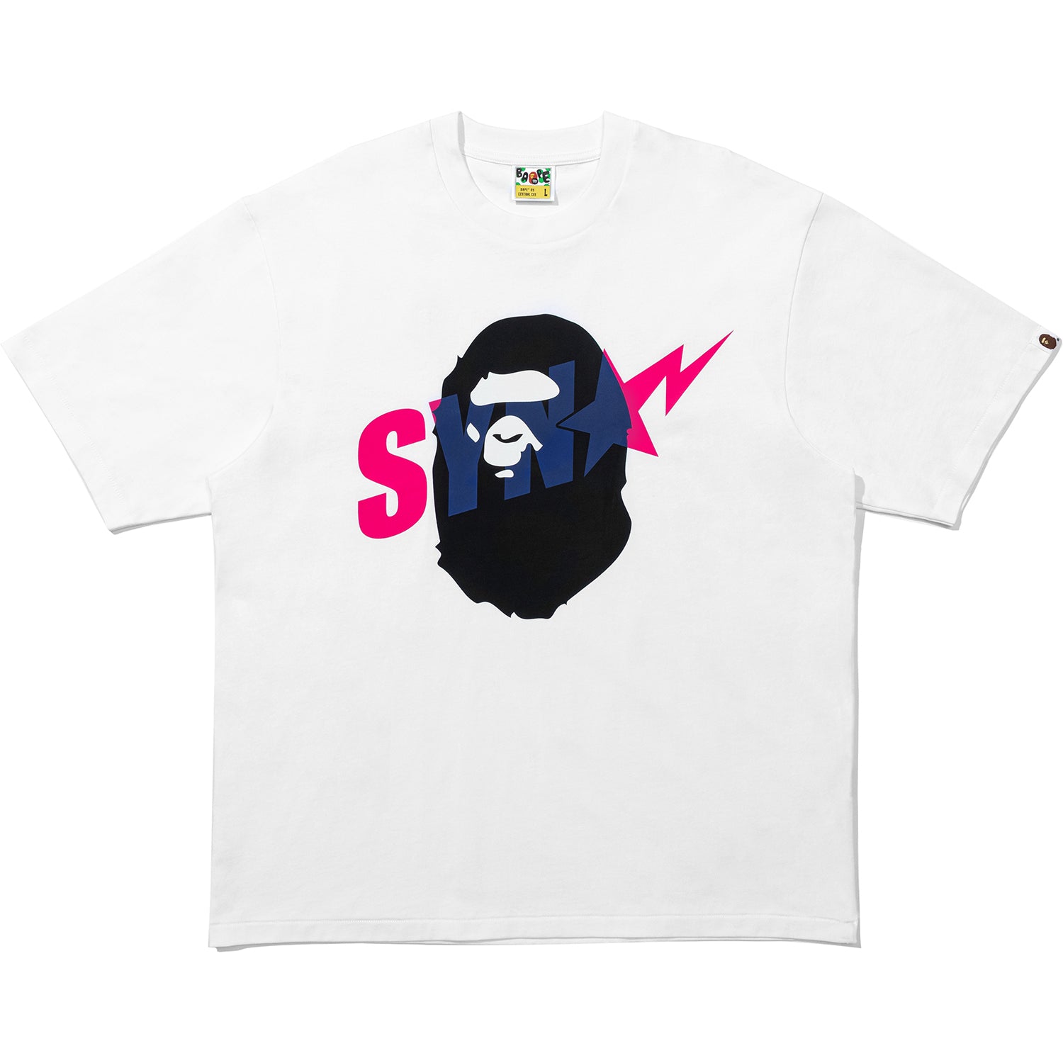 BAPE X SPOTIFY BY CENTRAL CEE APE HEAD RELAXED FIT TEE MENS – Image 1