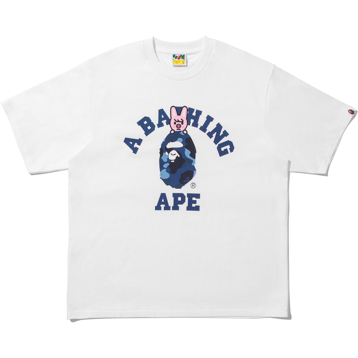 BAPE X STRAY KIDS DWAEKKI COLLEGE TEE MENS – Image 1