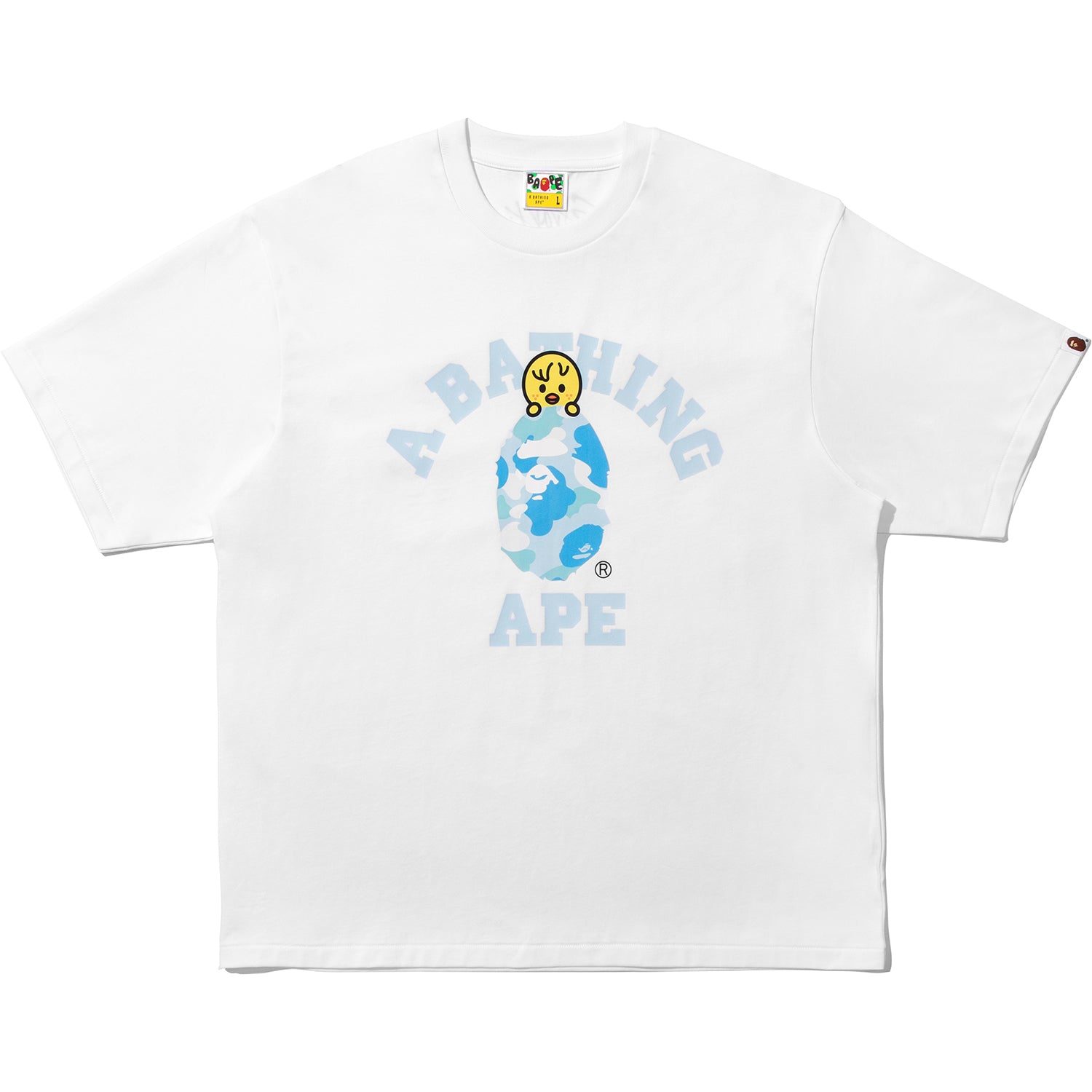 BAPE X STRAY KIDS BBOKARI COLLEGE TEE MENS – Image 1