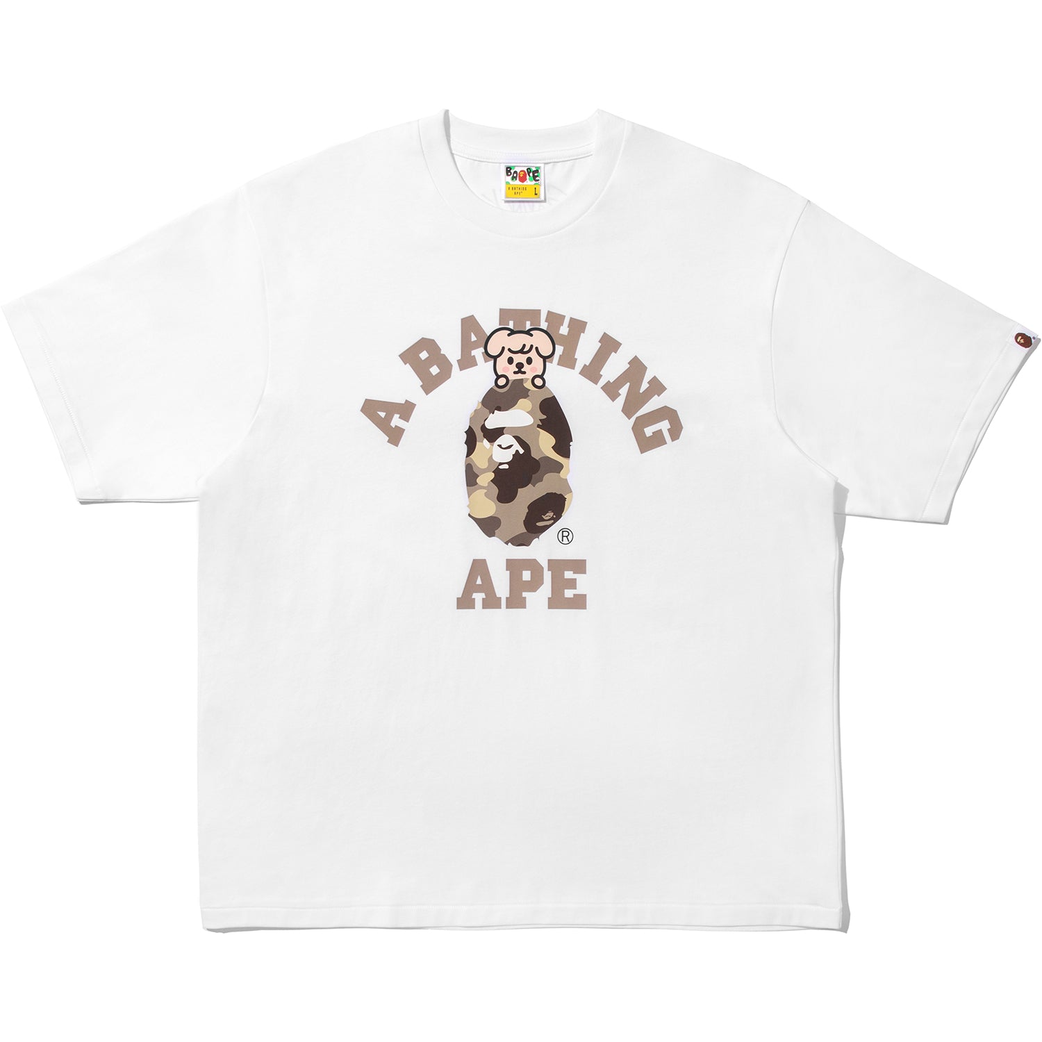 BAPE X STRAY KIDS PUPPYM COLLEGE TEE MENS – Image 1
