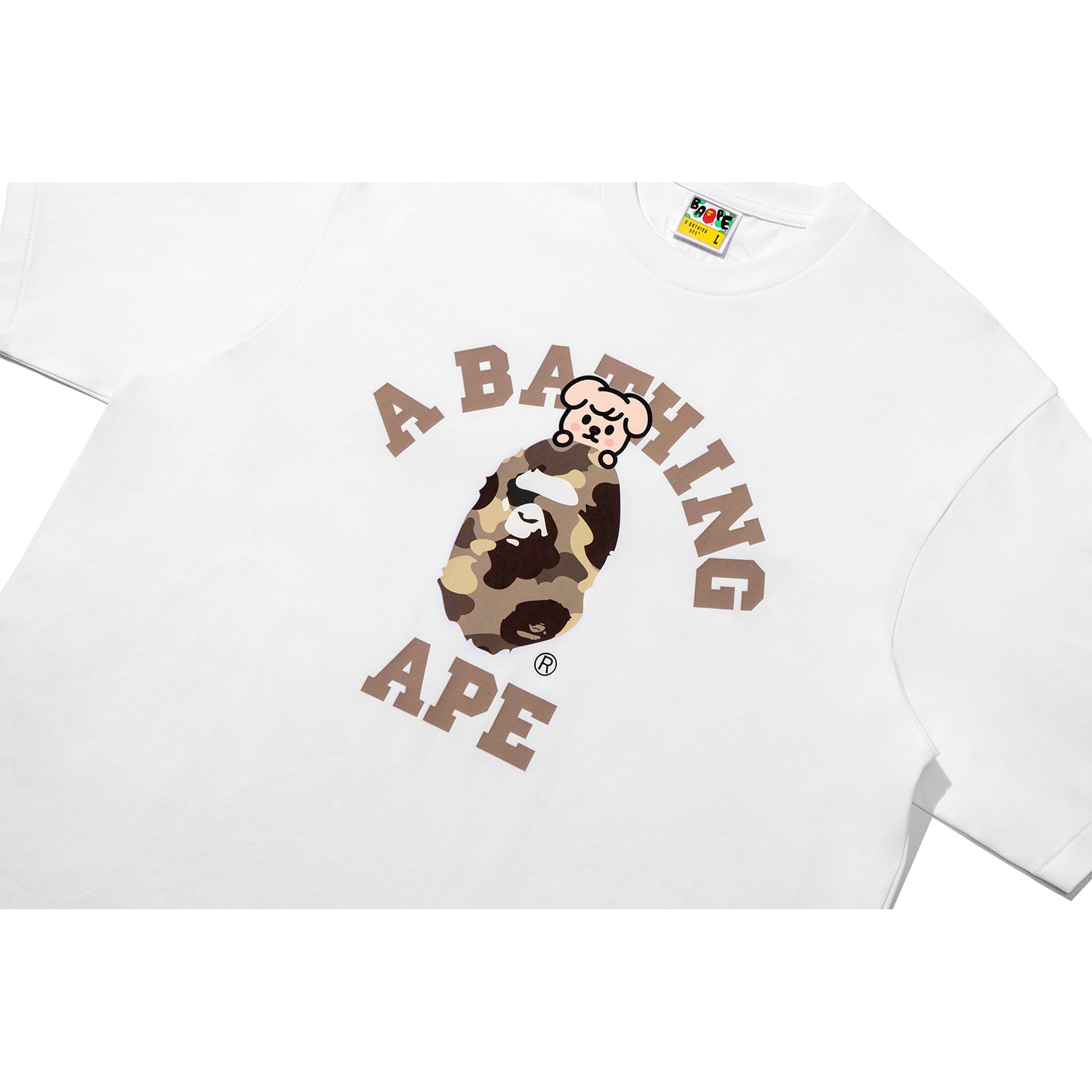 BAPE X STRAY KIDS PUPPYM COLLEGE TEE MENS – Image 2