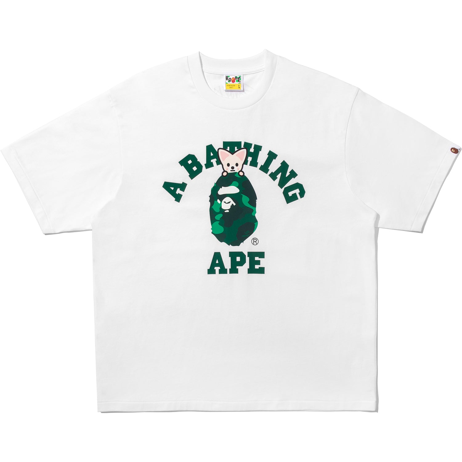 BAPE X STRAY KIDS FOXI.NY COLLEGE TEE MENS – Image 1