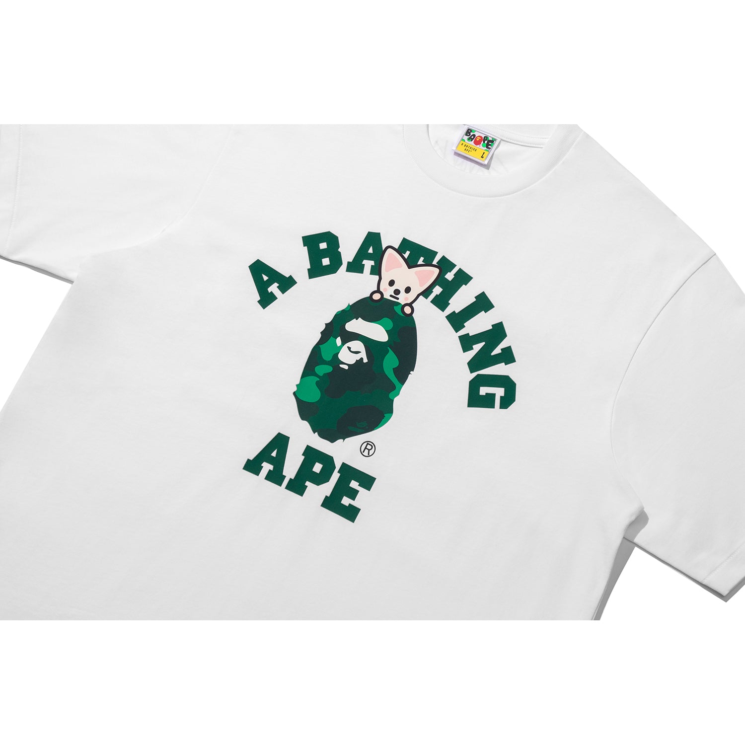 BAPE X STRAY KIDS FOXI.NY COLLEGE TEE MENS – Image 2