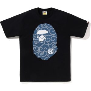 JAPANESE CLOUD CAMO BIG APE HEAD TEE MENS