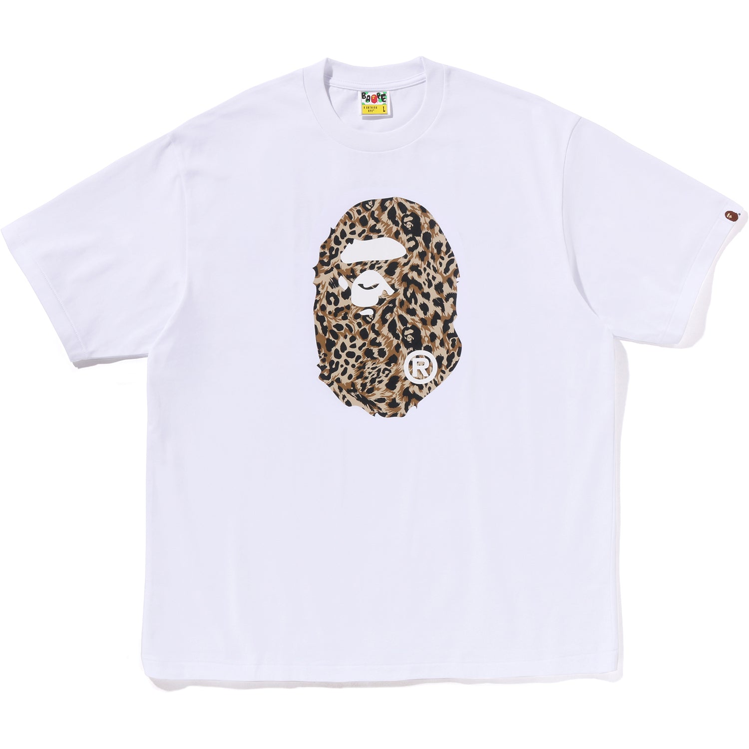 WILD LEOPARD PATTERN APE HEAD RELAXED FIT TEE MENS – Image 1