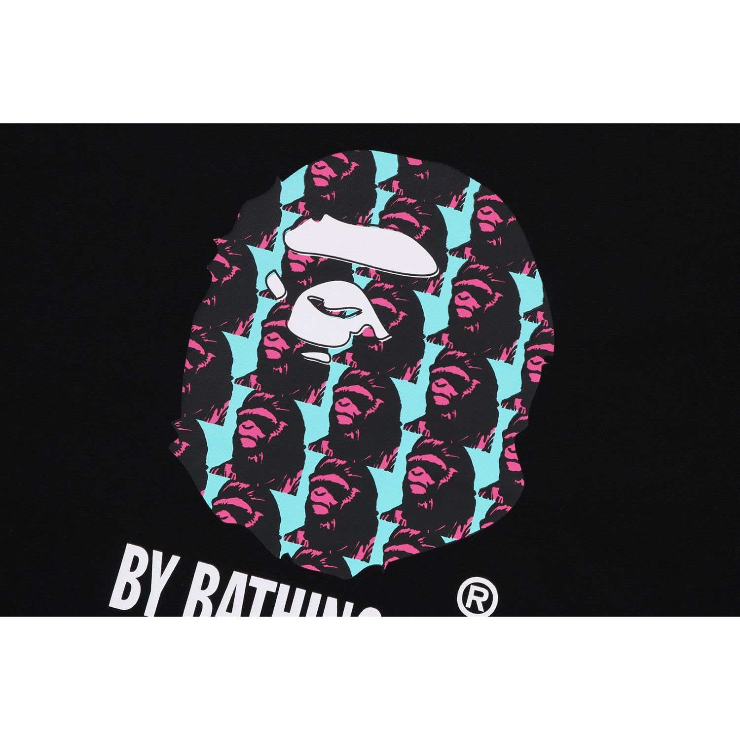 APE HEAD PATTERN BY BATHING APE RELAXED FIT TEE MENS – Image 2