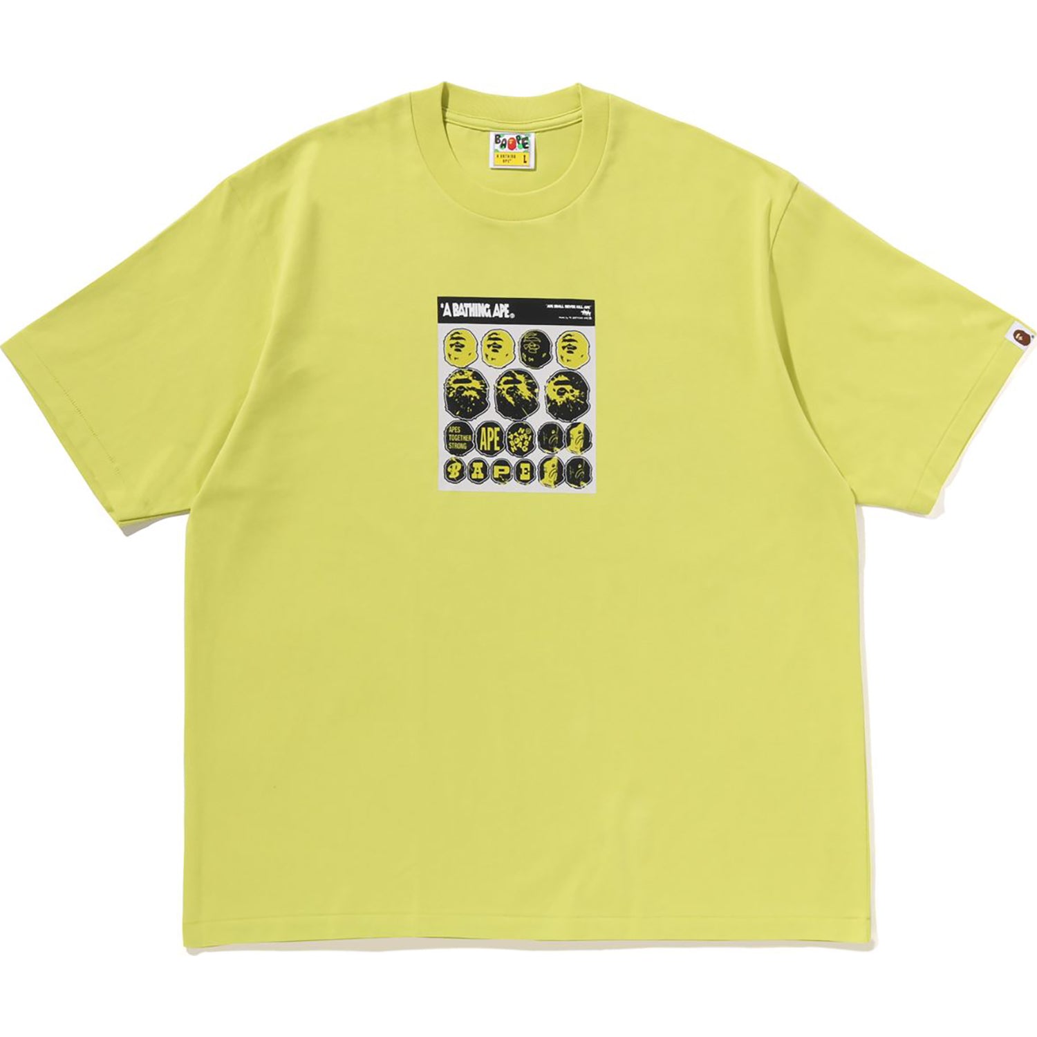 BAPE STICKER GRAPHIC RELAXED FIT TEE MENS – Image 1