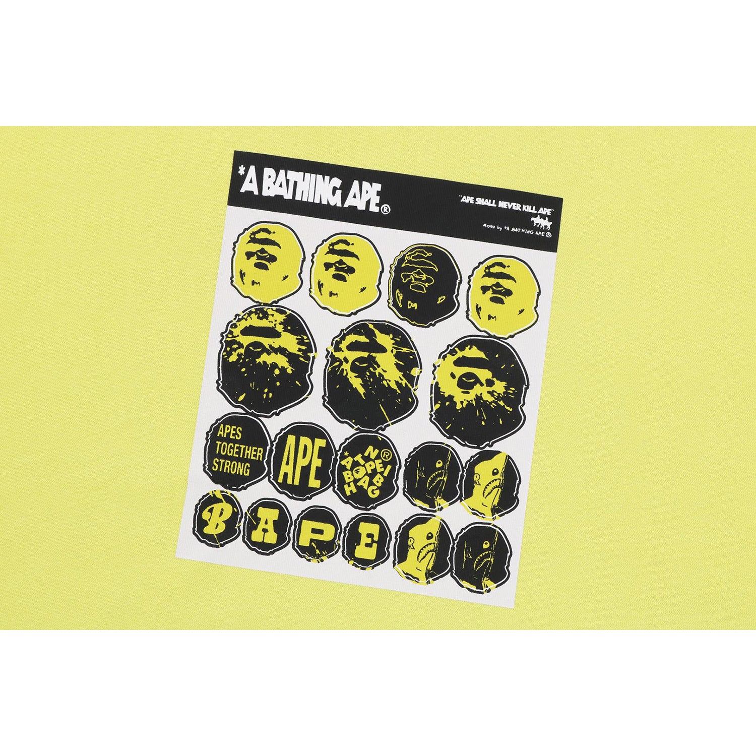 BAPE STICKER GRAPHIC RELAXED FIT TEE MENS – Image 2