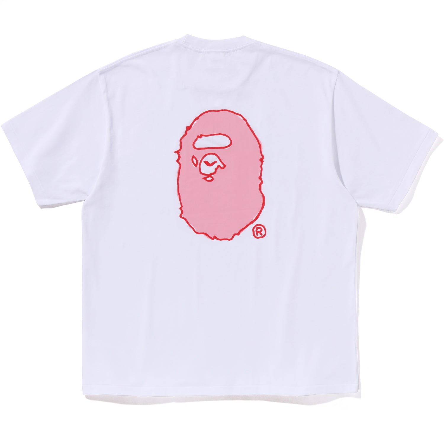 HAND DRAW BAPE LOGO RELAXED FIT TEE MENS – Image 2