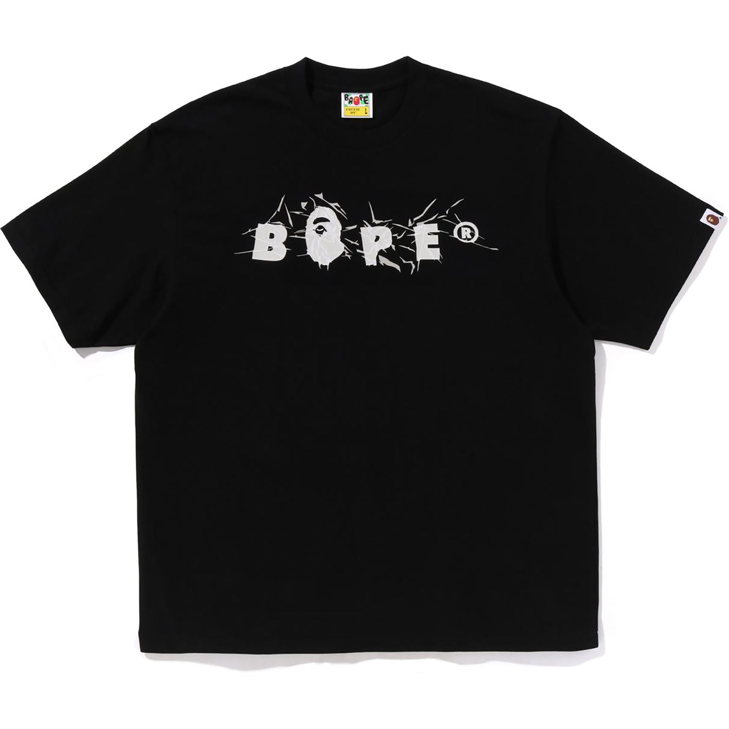WRINKLE BAPE LOGO RELAXED FIT TEE MENS – Image 1