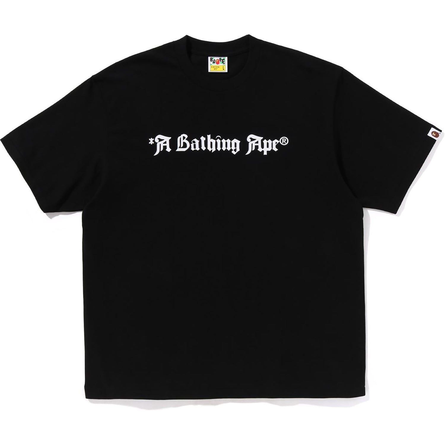 A BATHING APE LOGO RELAXED FIT TEE MENS – Image 1