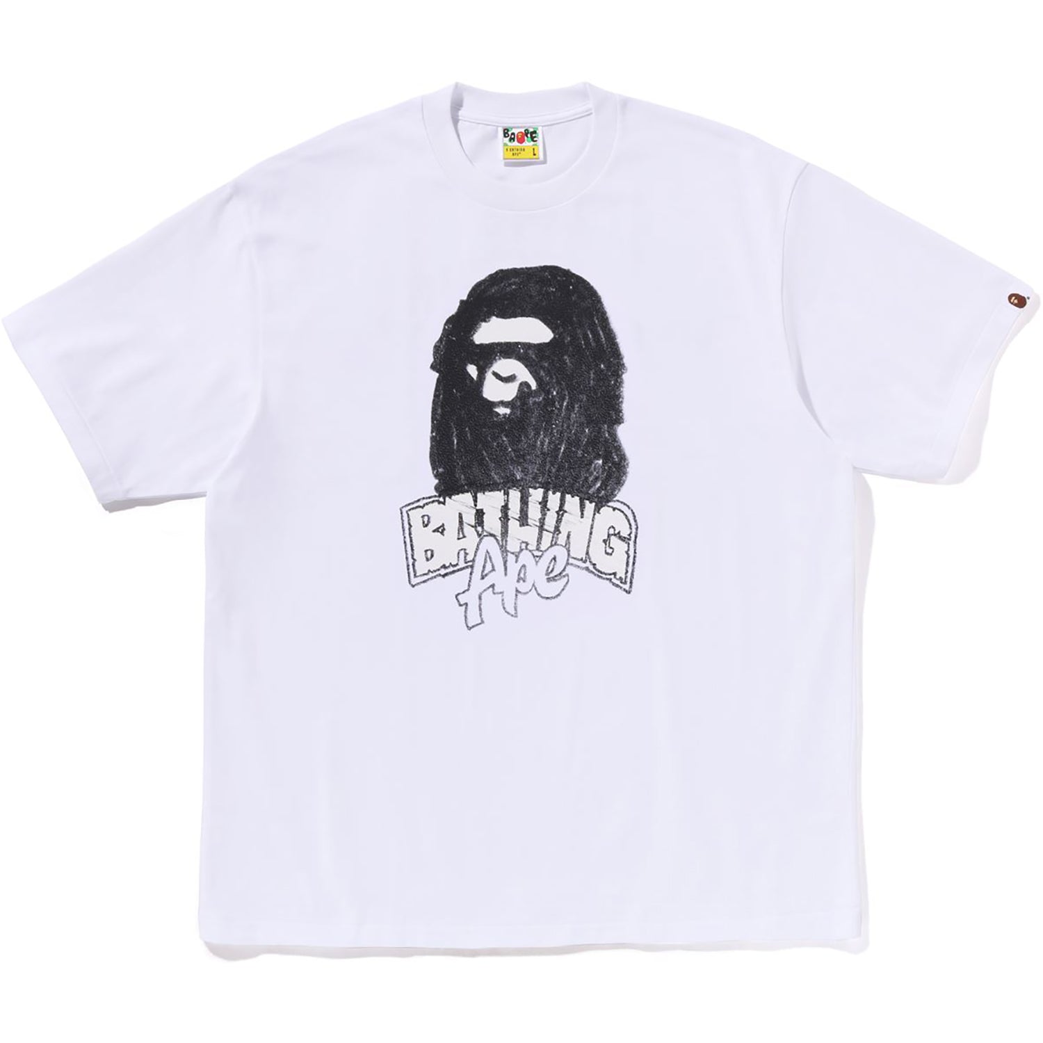 HAND DRAWN APE HEAD RELAXED FIT TEE MENS – Image 1