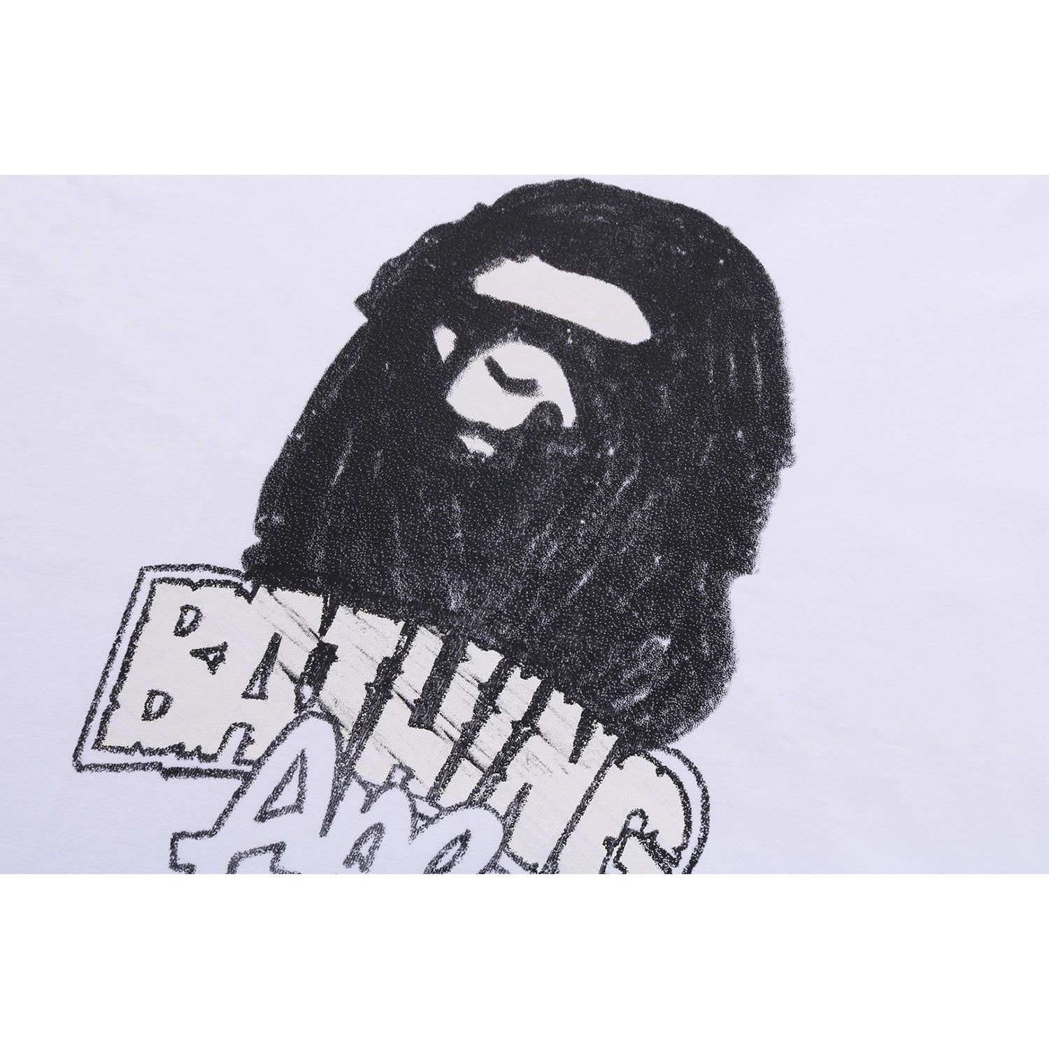 HAND DRAWN APE HEAD RELAXED FIT TEE MENS – Image 2