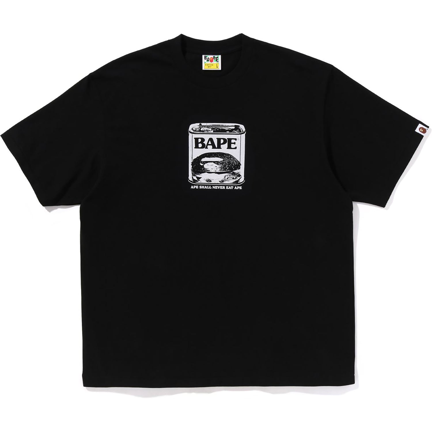 CAN FOOD BAPE LOGO RELAXED FIT TEE MENS – Image 1